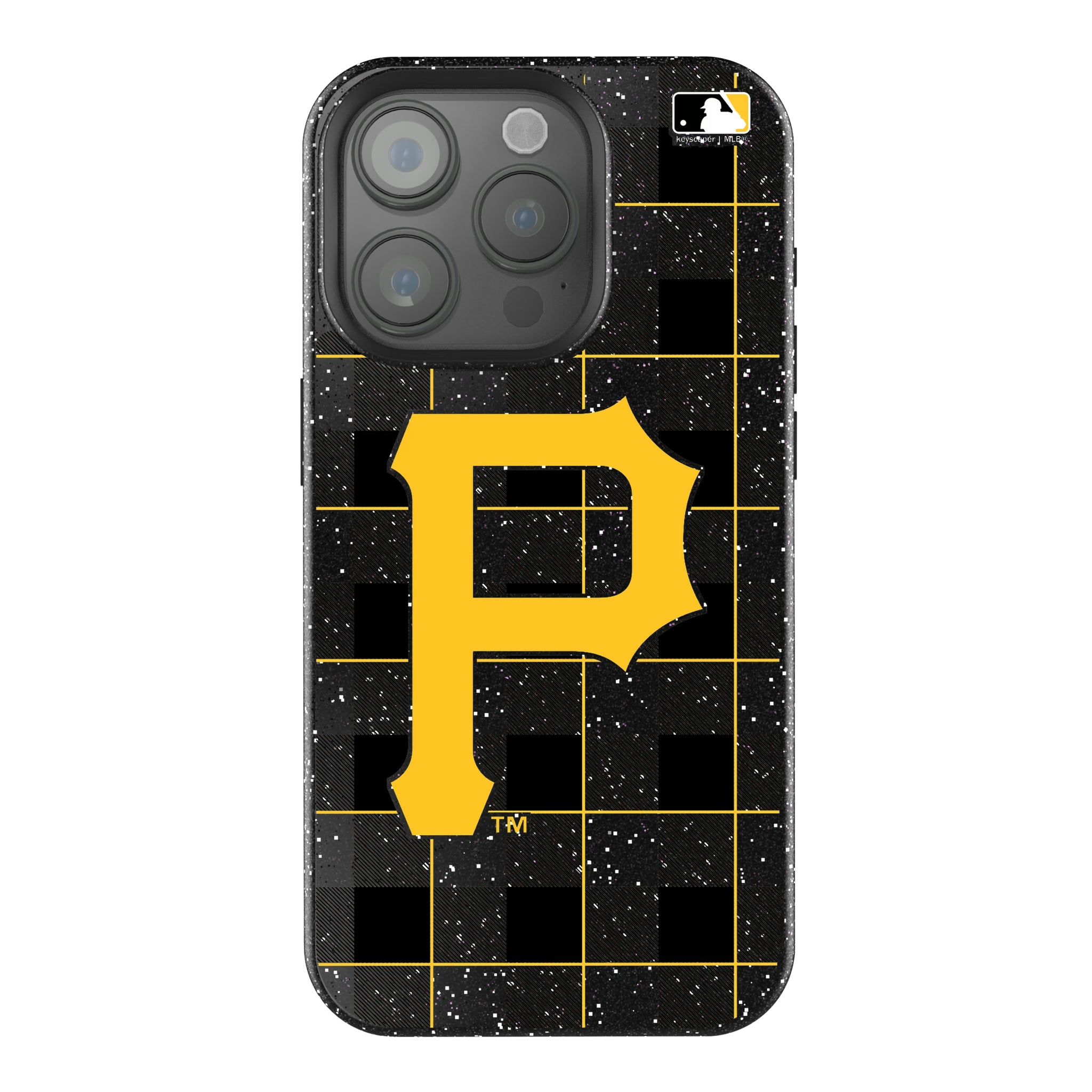 Pittsburgh Pirates Plaid iPhone Bling Phone Case for Apple iPhone