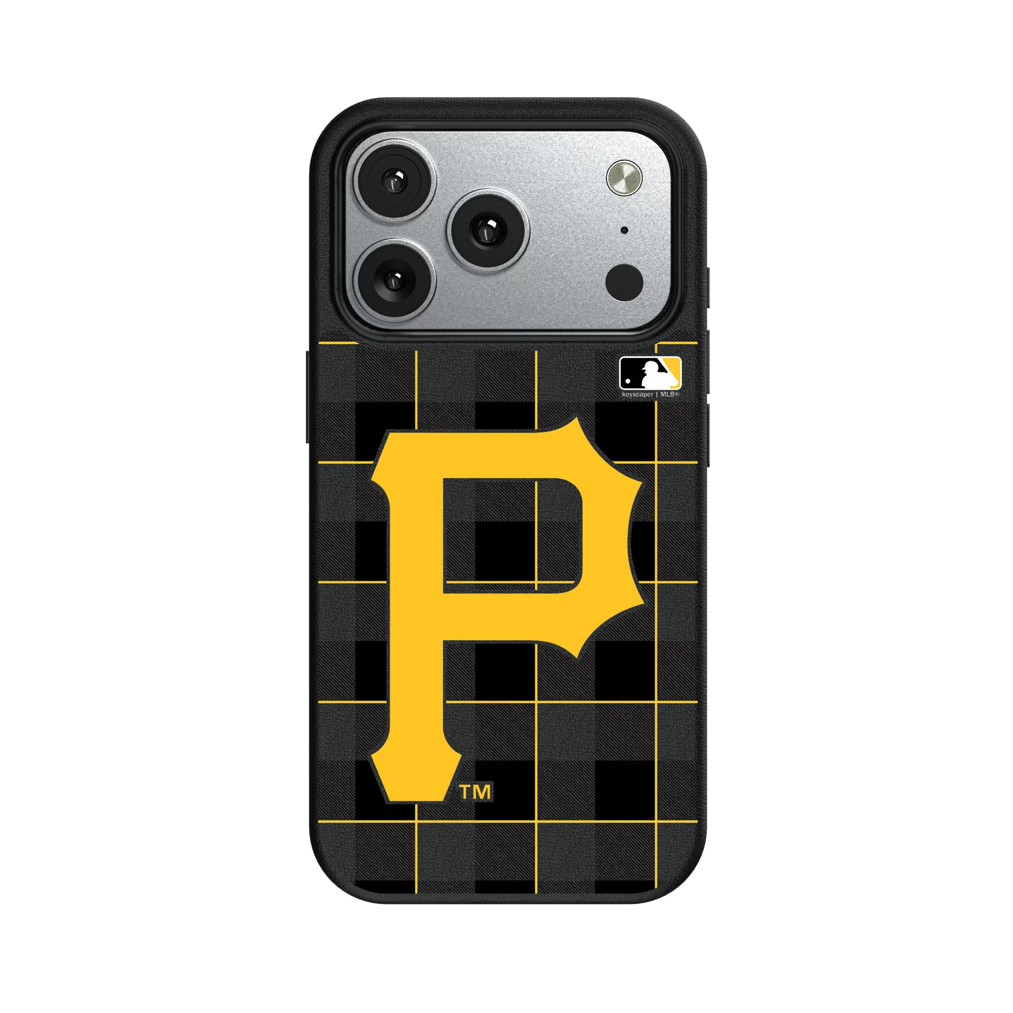 Pittsburgh Pirates Plaid iPhone MagSafe Compatible Phone Case for Apple iPhone#Device_iPhone 17 Pro