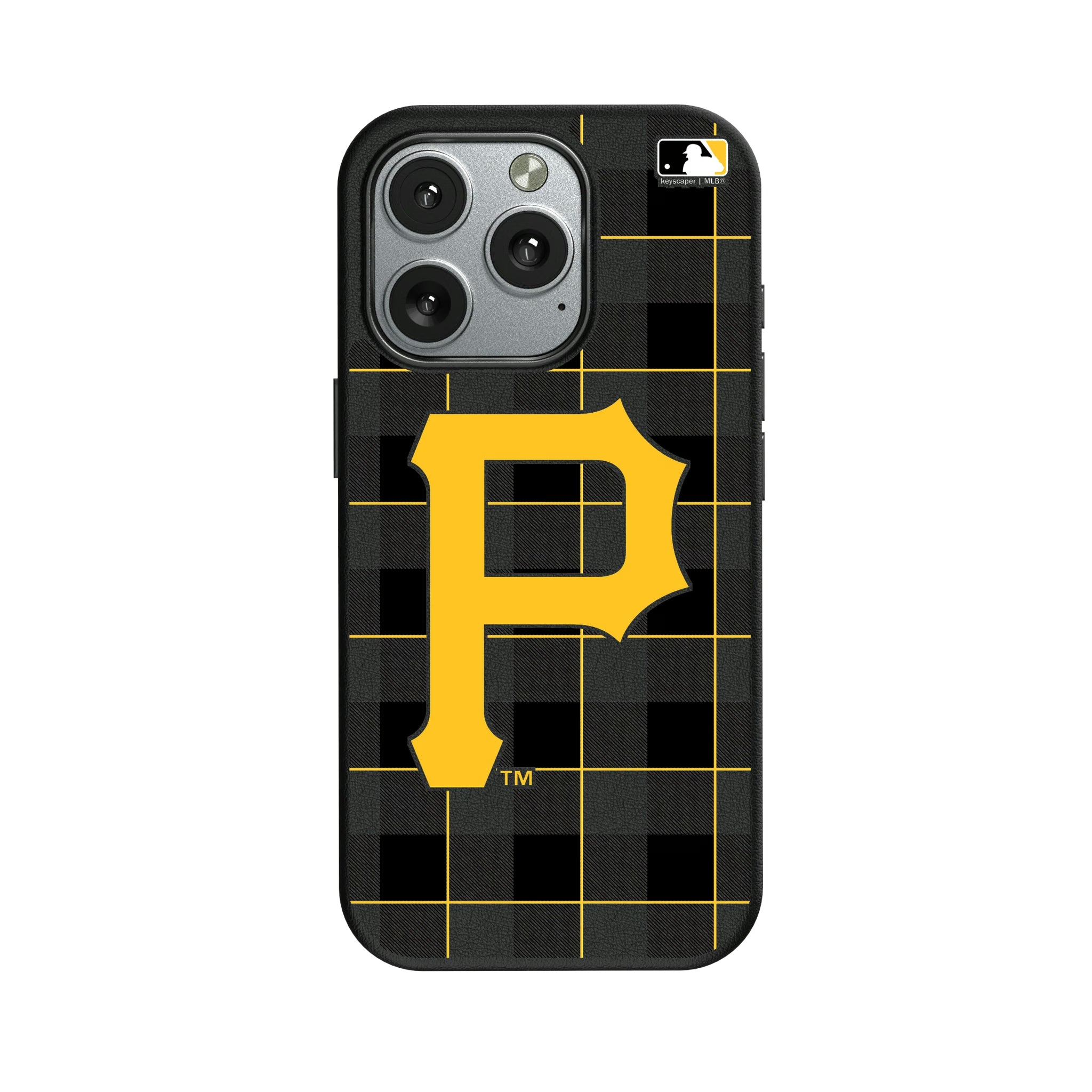 Pittsburgh Pirates Plaid iPhone MagSafe Compatible Phone Case for Apple iPhone