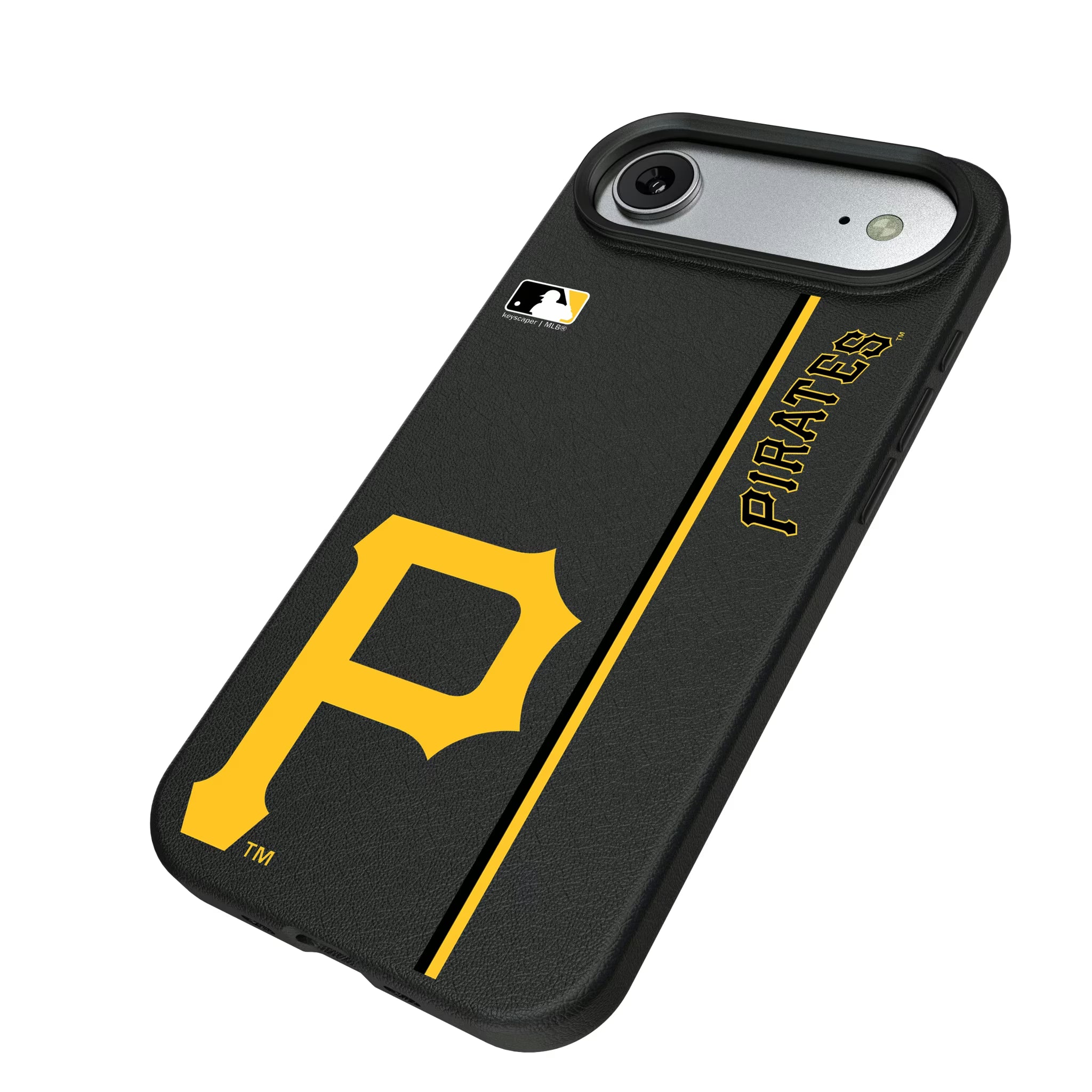 Pittsburgh Pirates Sidebar iPhone MagSafe Compatible Phone Case for Apple iPhone - Isometric View#Device_iPhone Air