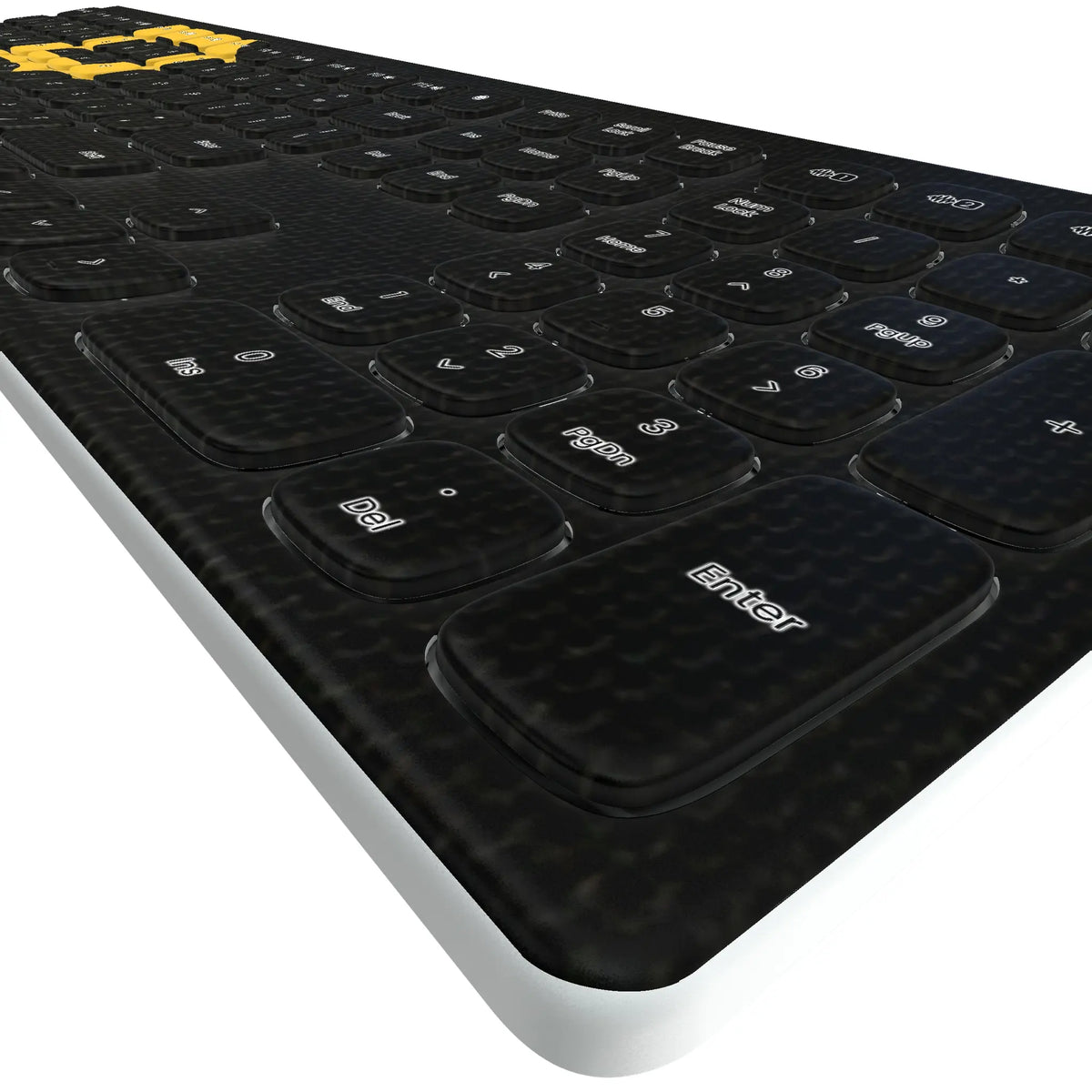 Pittsburgh Pirates Solid KKB605 Curved Wireless Keyboard - Detail