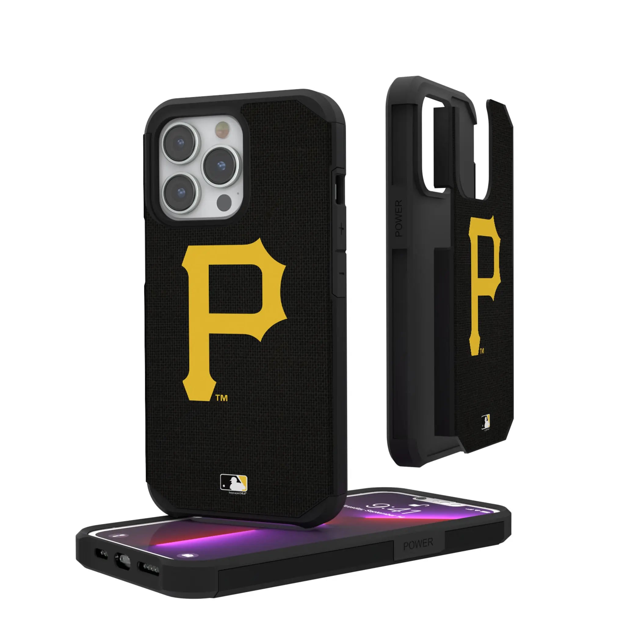 Pittsburgh Pirates Solid iPhone Rugged Phone Case for Apple iPhone