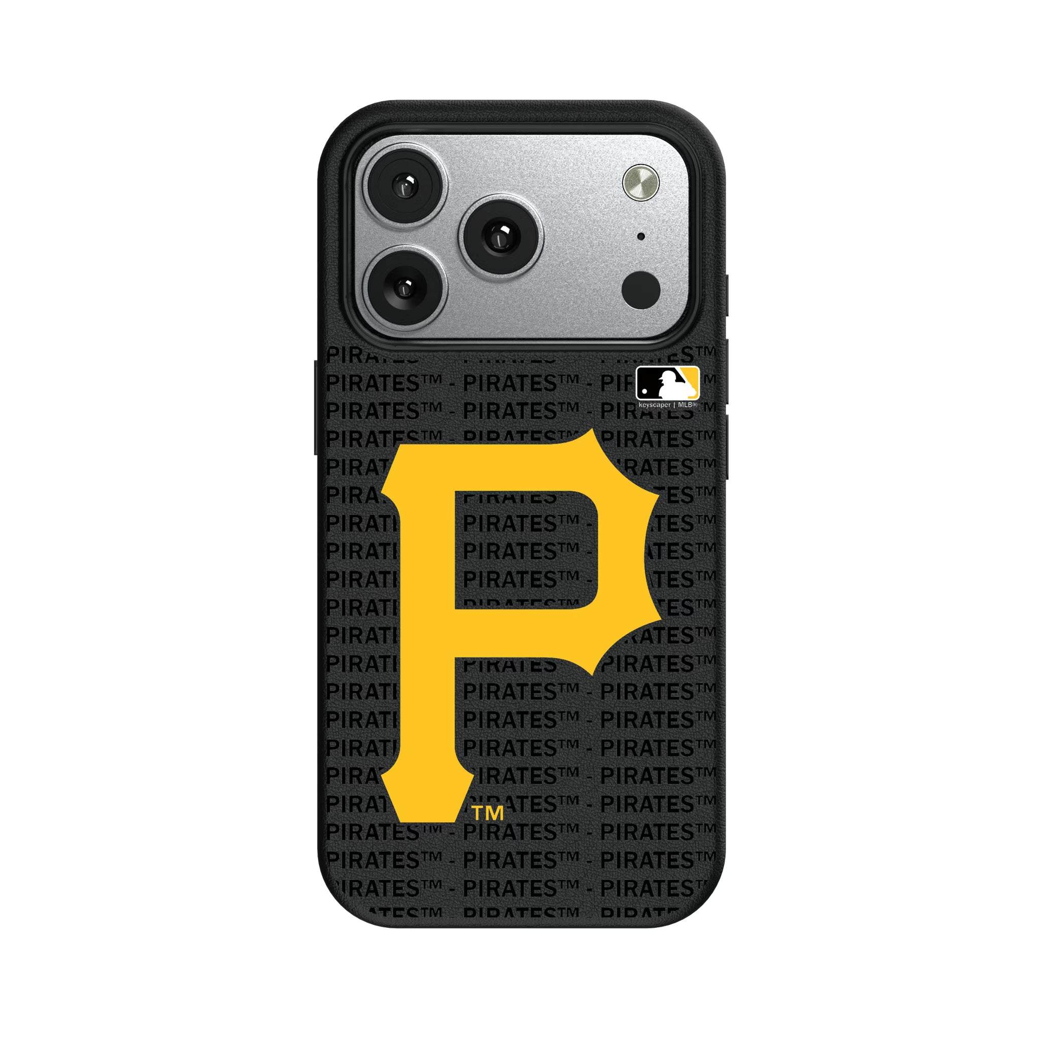 Pittsburgh Pirates Text Backdrop iPhone MagSafe Compatible Phone Case for Apple iPhone#Device_iPhone 17 Pro
