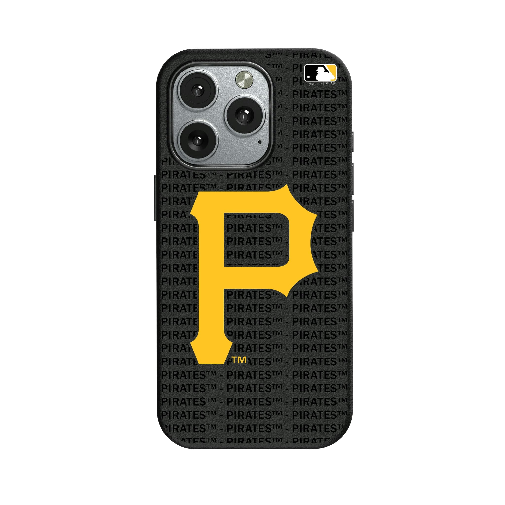 Pittsburgh Pirates Text Backdrop iPhone MagSafe Compatible Phone Case for Apple iPhone
