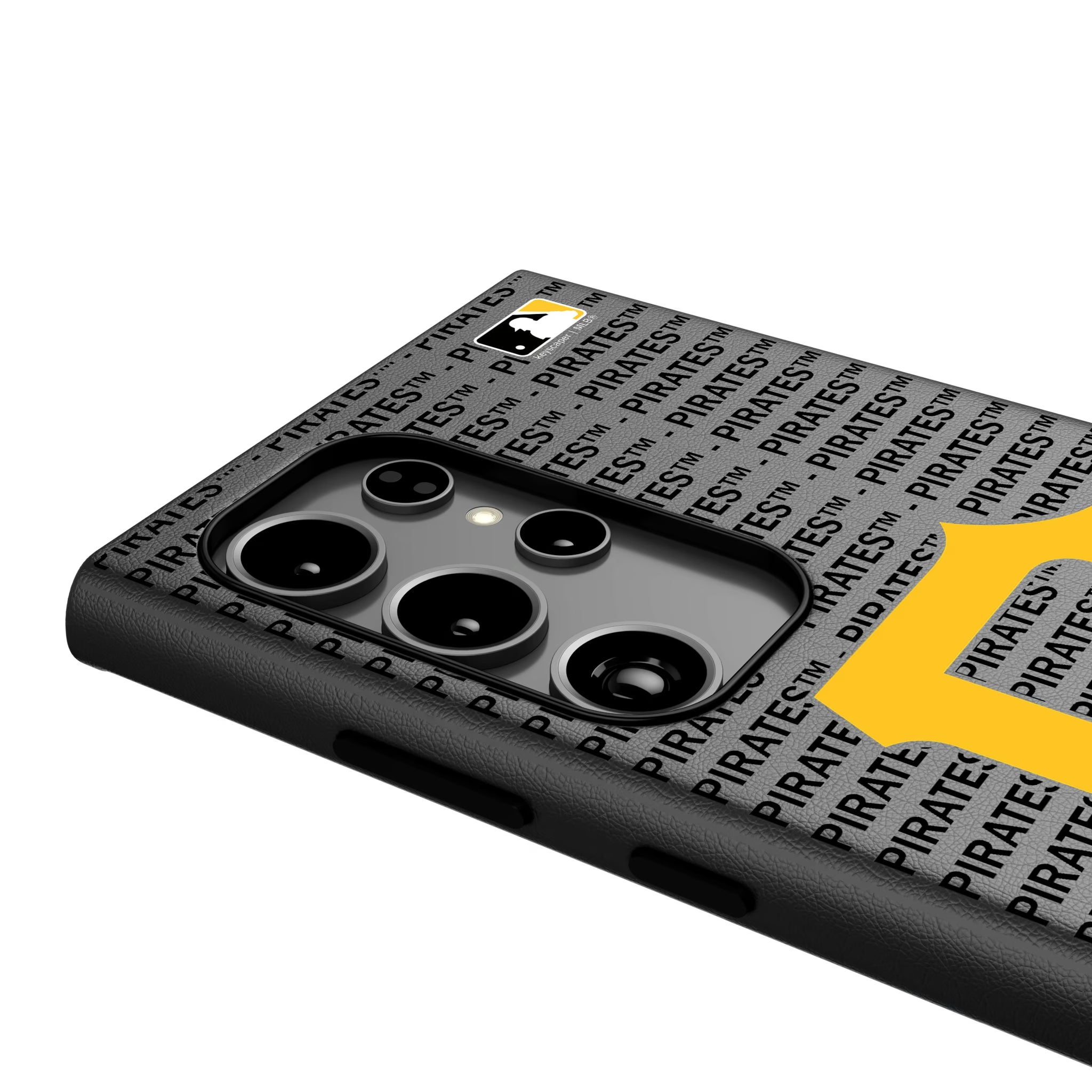 Pittsburgh Pirates Text Backdrop Galaxy MagSafe Compatible Phone Case for Samsung Galaxy - Detail