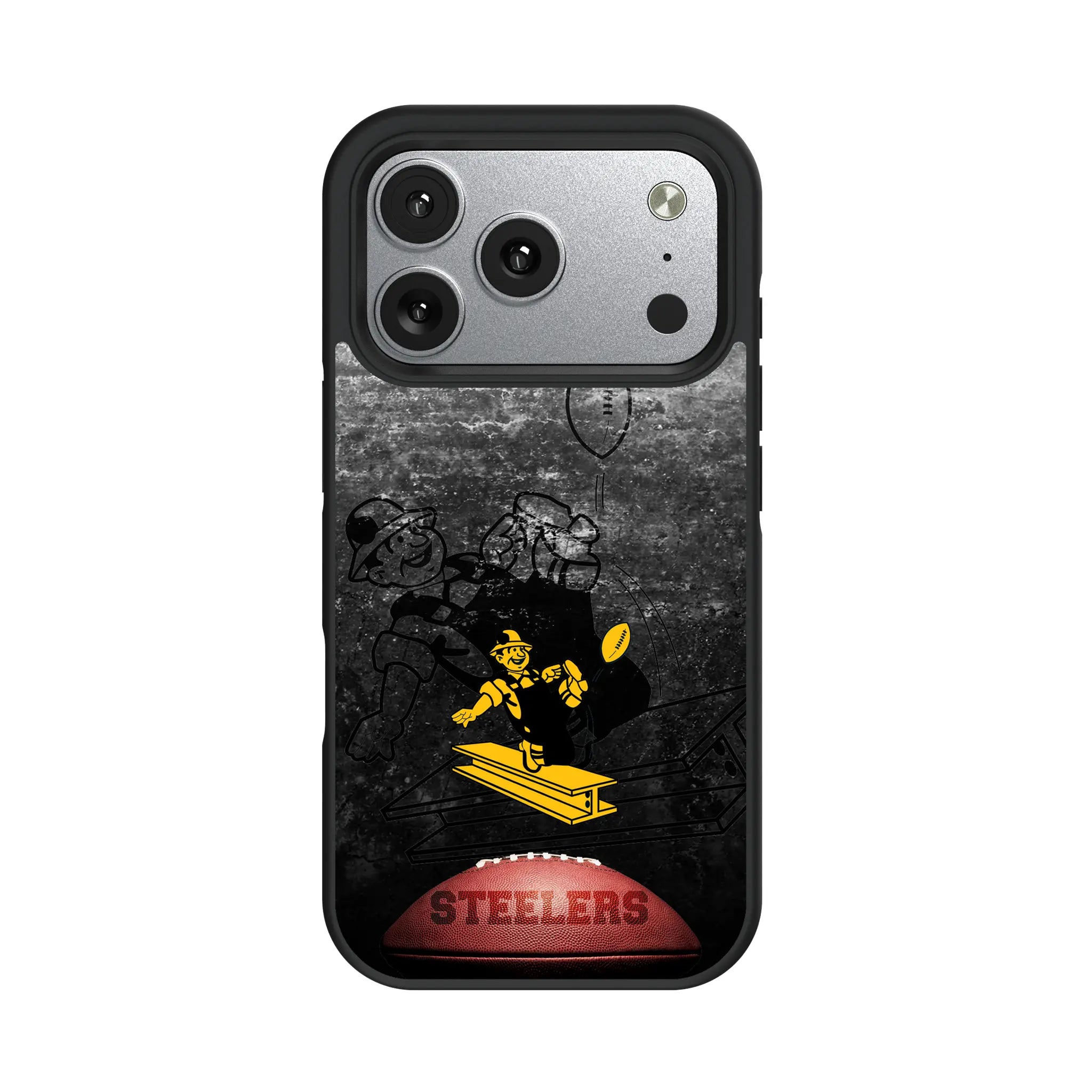 Pittsburgh Steelers 1961 Historic Collection Legendary iPhone Bump Phone Case for Apple iPhone#Device_iPhone 17 Pro