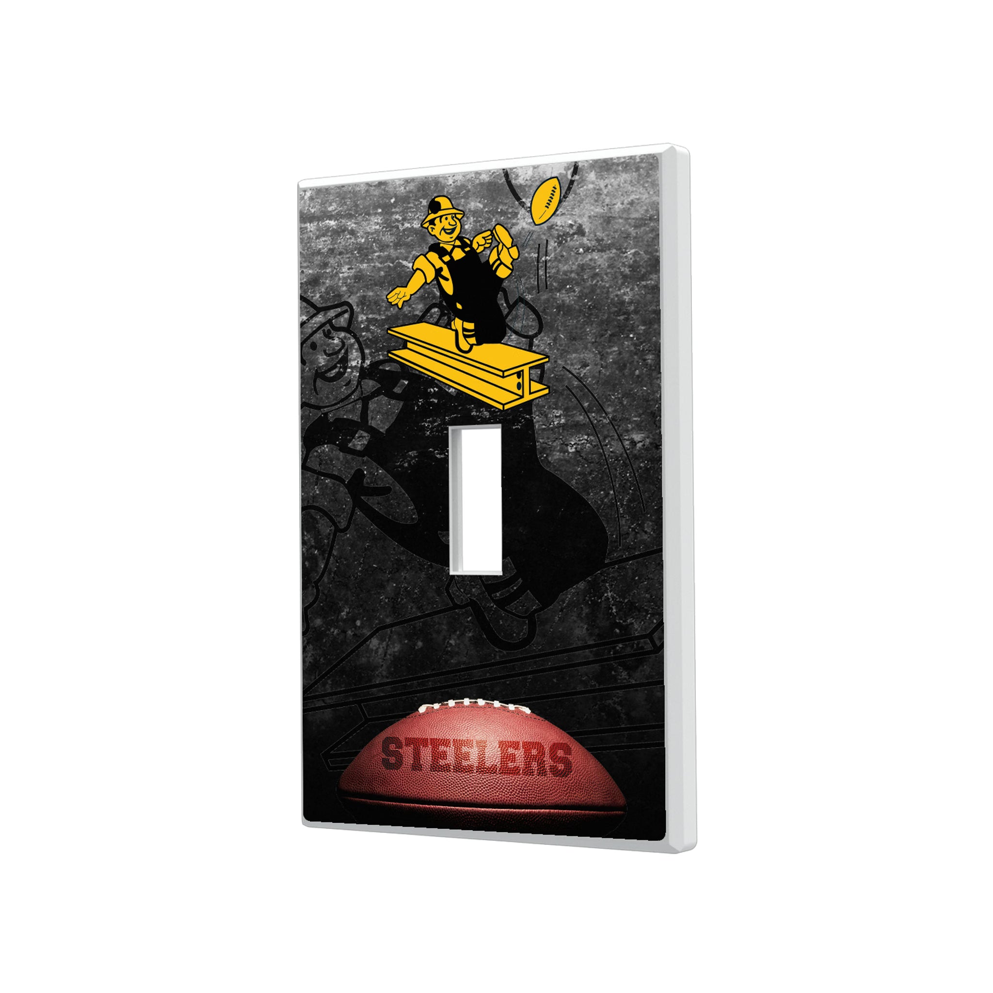 Pittsburgh Steelers 1961 Historic Collection Legendary Hidden-Screw Light Switch Plate#Style_Single Toggle
