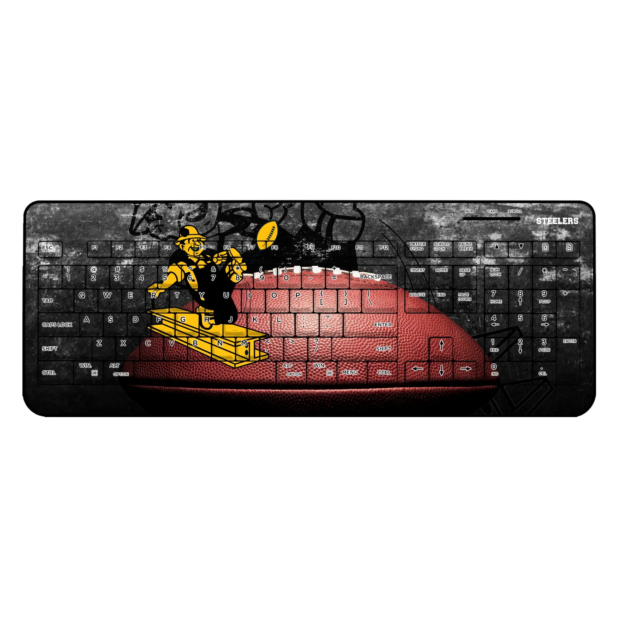 Pittsburgh Steelers 1961 Historic Collection Legendary Wireless USB Keyboard