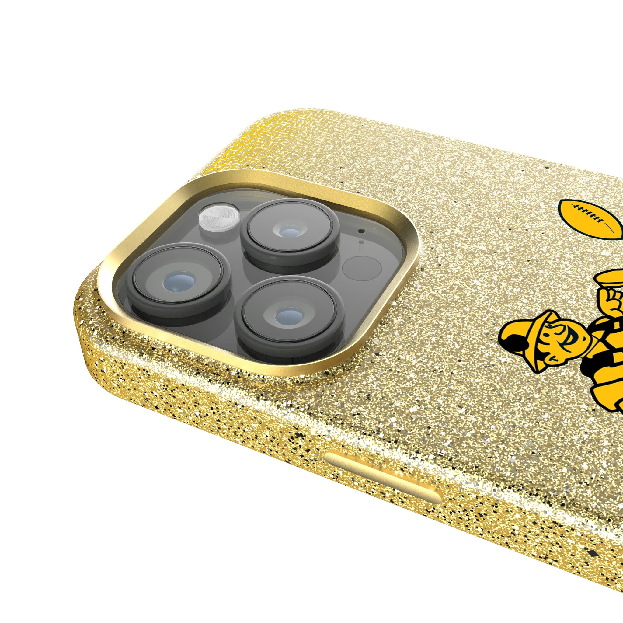Pittsburgh Steelers 1961 Historic Collection Linen iPhone Bling Phone Case for Apple iPhone - Detail