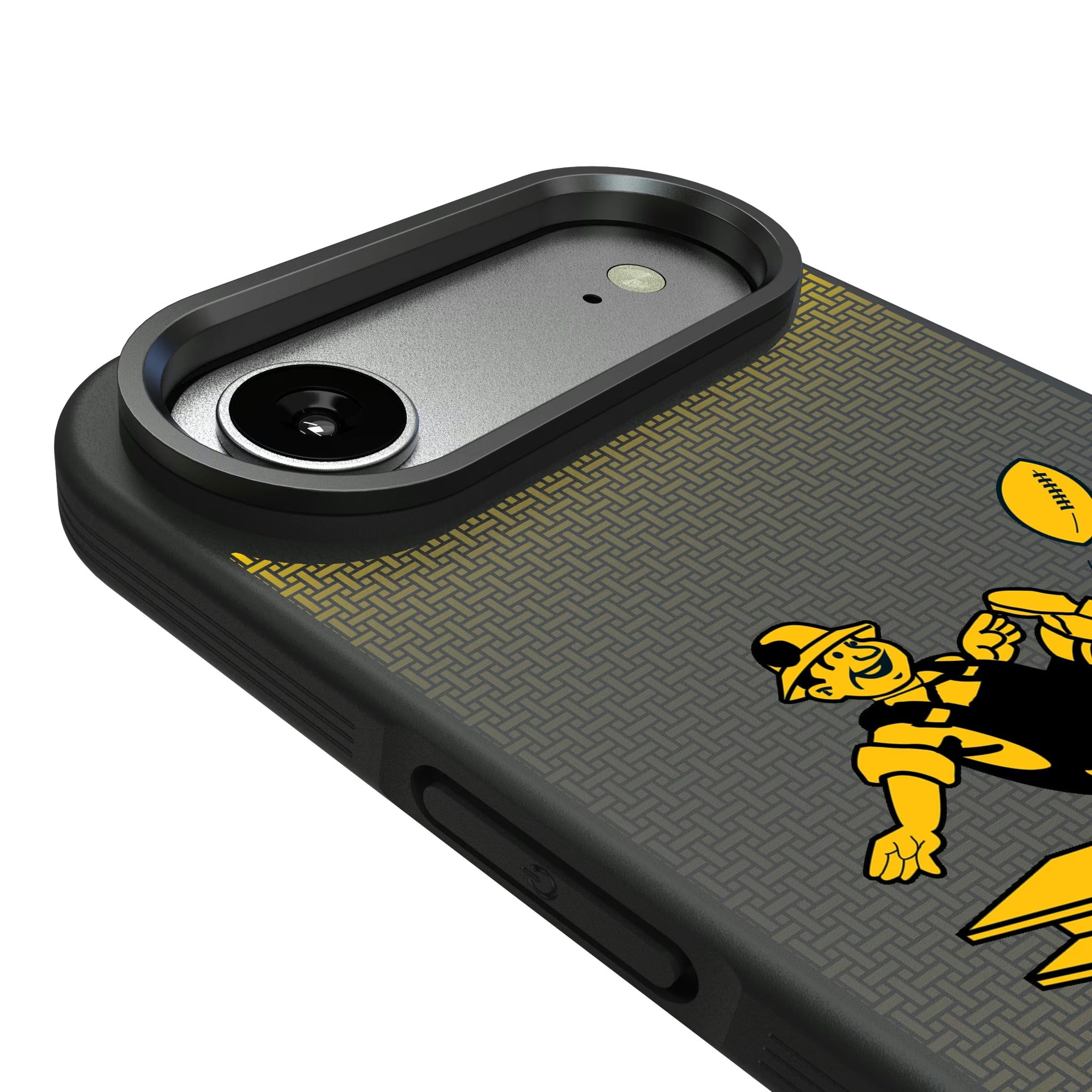 Pittsburgh Steelers 1961 Historic Collection Linen iPhone Bump Phone Case for Apple iPhone - Detail#Device_iPhone Air