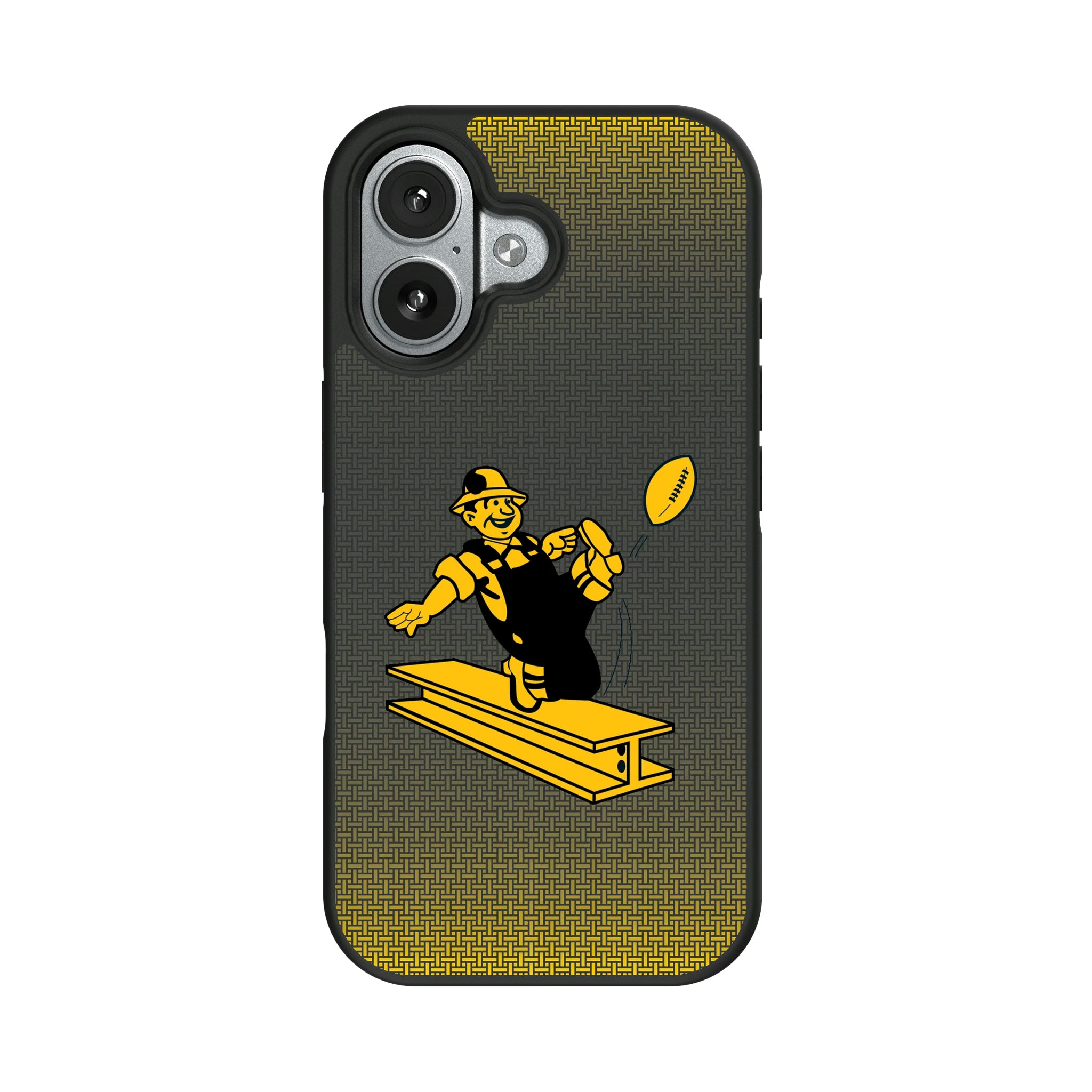 Pittsburgh Steelers 1961 Historic Collection Linen iPhone Bump Phone Case for Apple iPhone#Device_iPhone 17