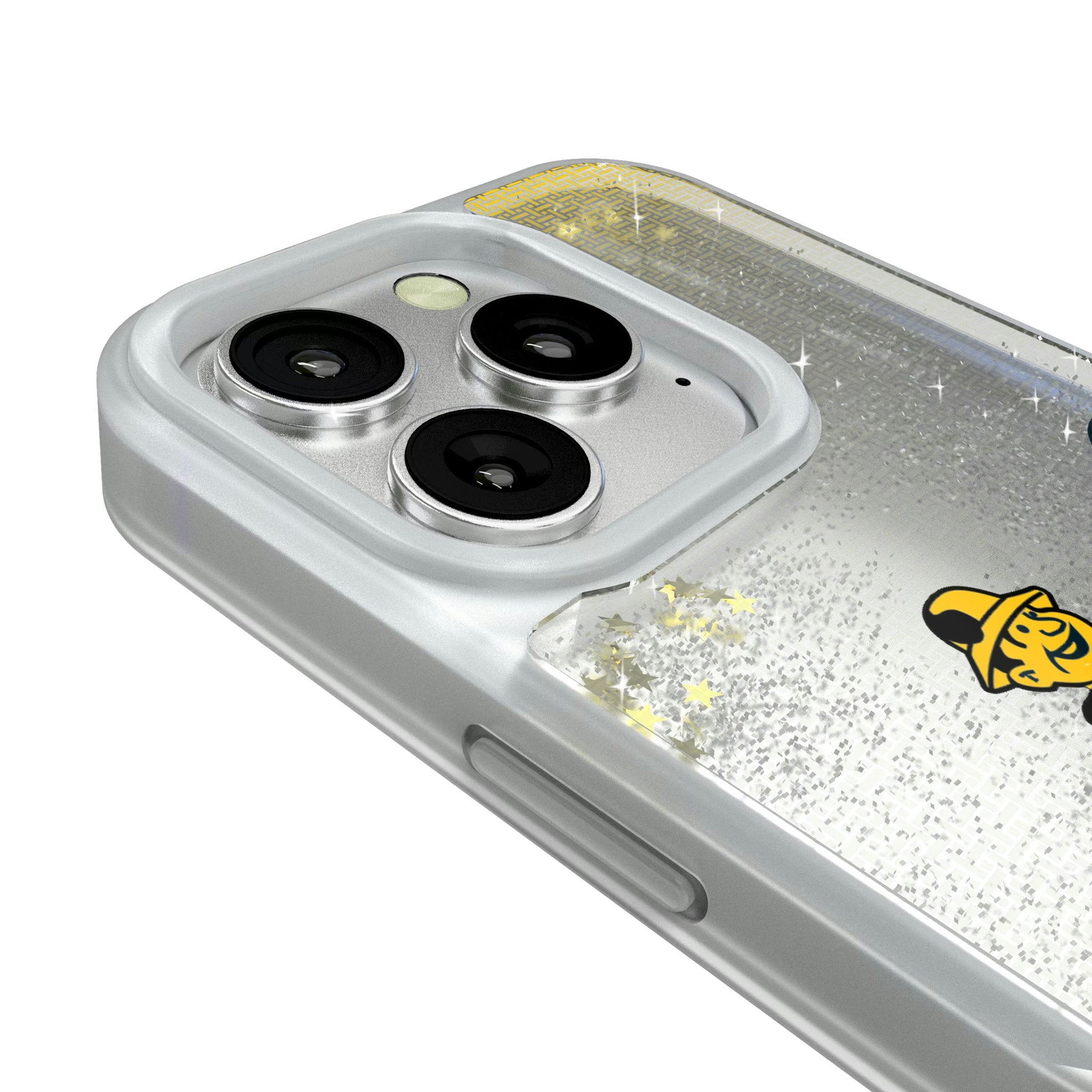 Pittsburgh Steelers 1961 Historic Collection Linen iPhone Glitter Phone Case for Apple iPhone - Detail#Device_iPhone 16 Pro
