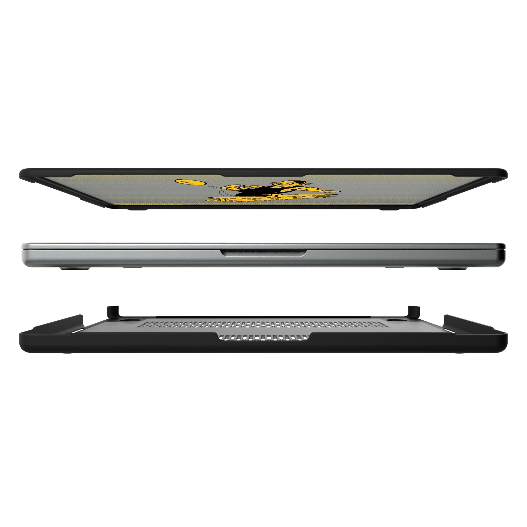 Pittsburgh Steelers 1961 Historic Collection Linen MacBook Laptop Case for Apple MacBook#Device_MacBook Pro (14-inch, 2021) / MacBook Pro (14-inch, 2023) / MacBook Pro (14-inch, 2024)