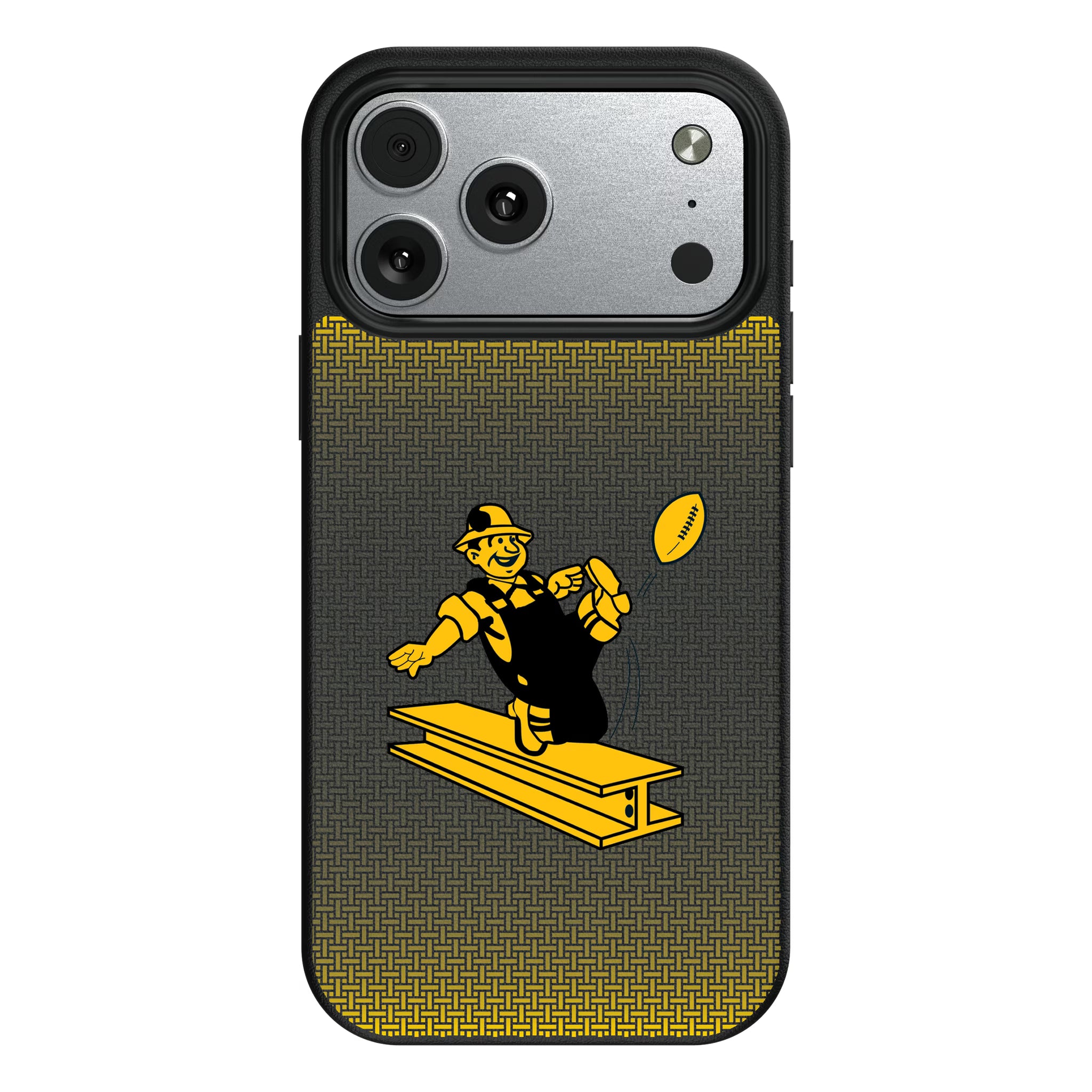 Pittsburgh Steelers 1961 Historic Collection Linen iPhone MagSafe Compatible Phone Case for Apple iPhone#Device_iPhone 17 Pro Max