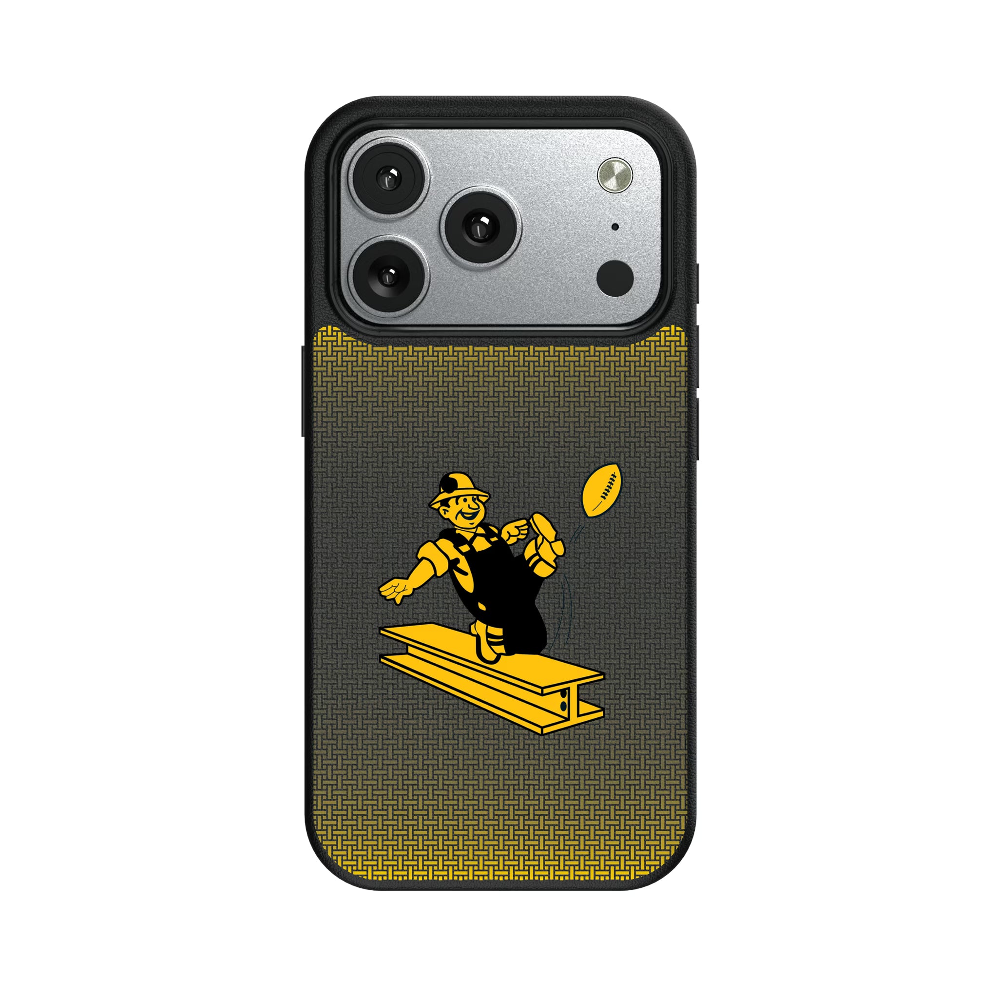 Pittsburgh Steelers 1961 Historic Collection Linen iPhone MagSafe Compatible Phone Case for Apple iPhone#Device_iPhone 17 Pro