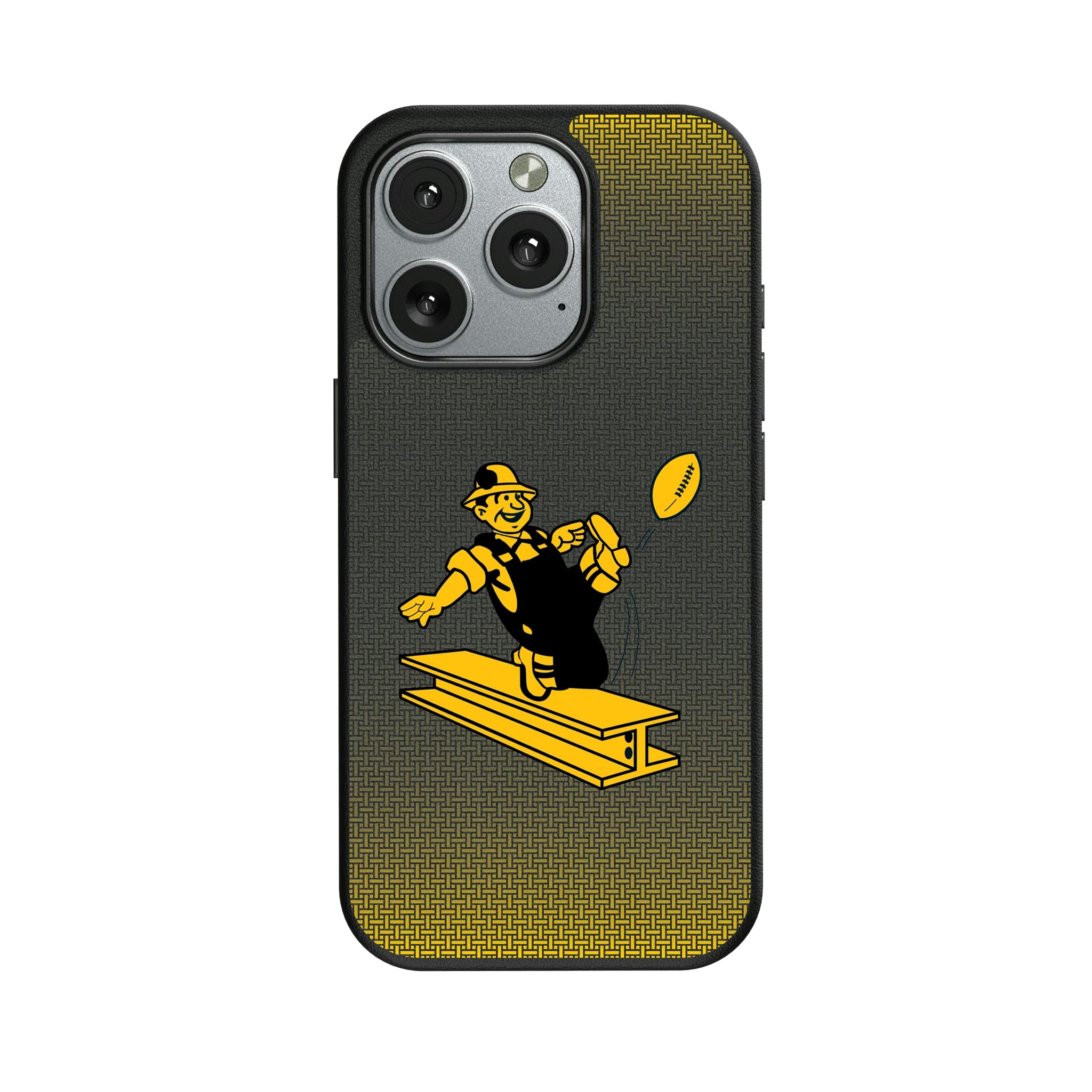 Pittsburgh Steelers 1961 Historic Collection Linen iPhone MagSafe Compatible Phone Case for Apple iPhone