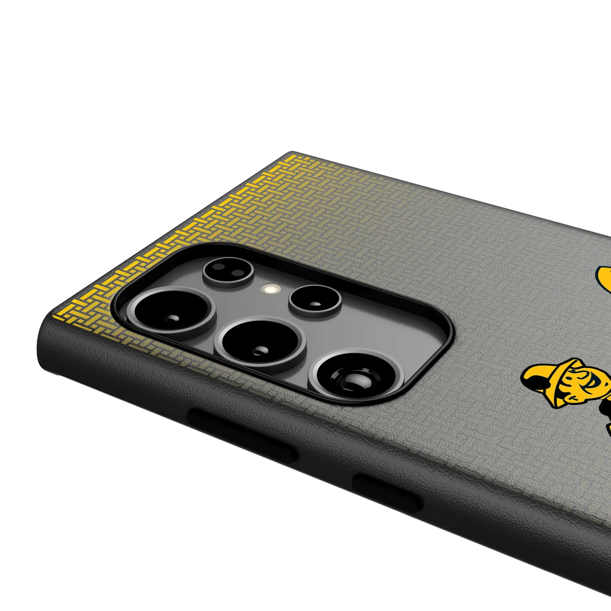 Pittsburgh Steelers 1961 Historic Collection Linen Galaxy MagSafe Compatible Phone Case for Samsung Galaxy - Detail