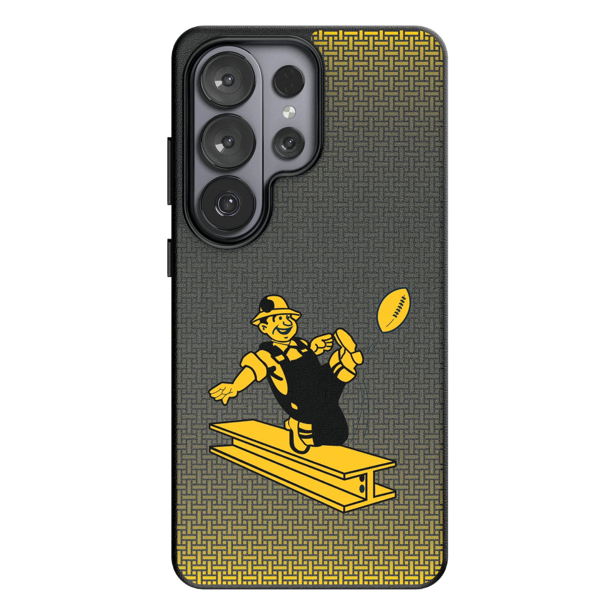 Pittsburgh Steelers 1961 Historic Collection Linen Galaxy MagSafe Compatible Phone Case for Samsung Galaxy#Device_Galaxy S26 Ultra