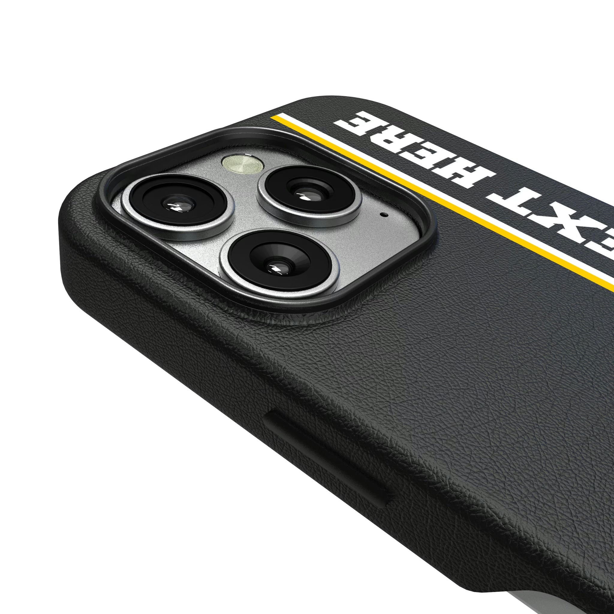 Pittsburgh Steelers 1961 Historic Collection Personalized Sidebard iPhone MagSafe Compatible Phone Case for Apple iPhone - Detail