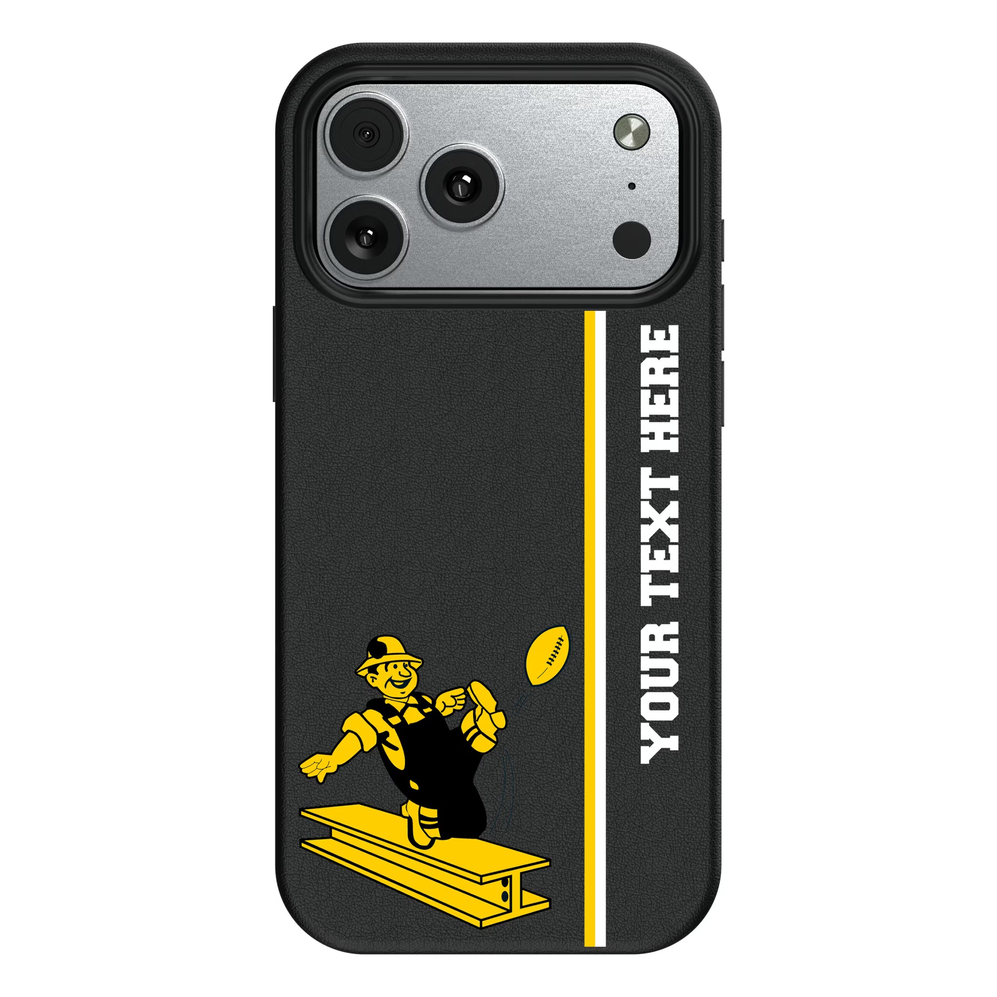 Pittsburgh Steelers 1961 Historic Collection Personalized Sidebard iPhone MagSafe Compatible Phone Case for Apple iPhone#Device_iPhone 17 Pro Max