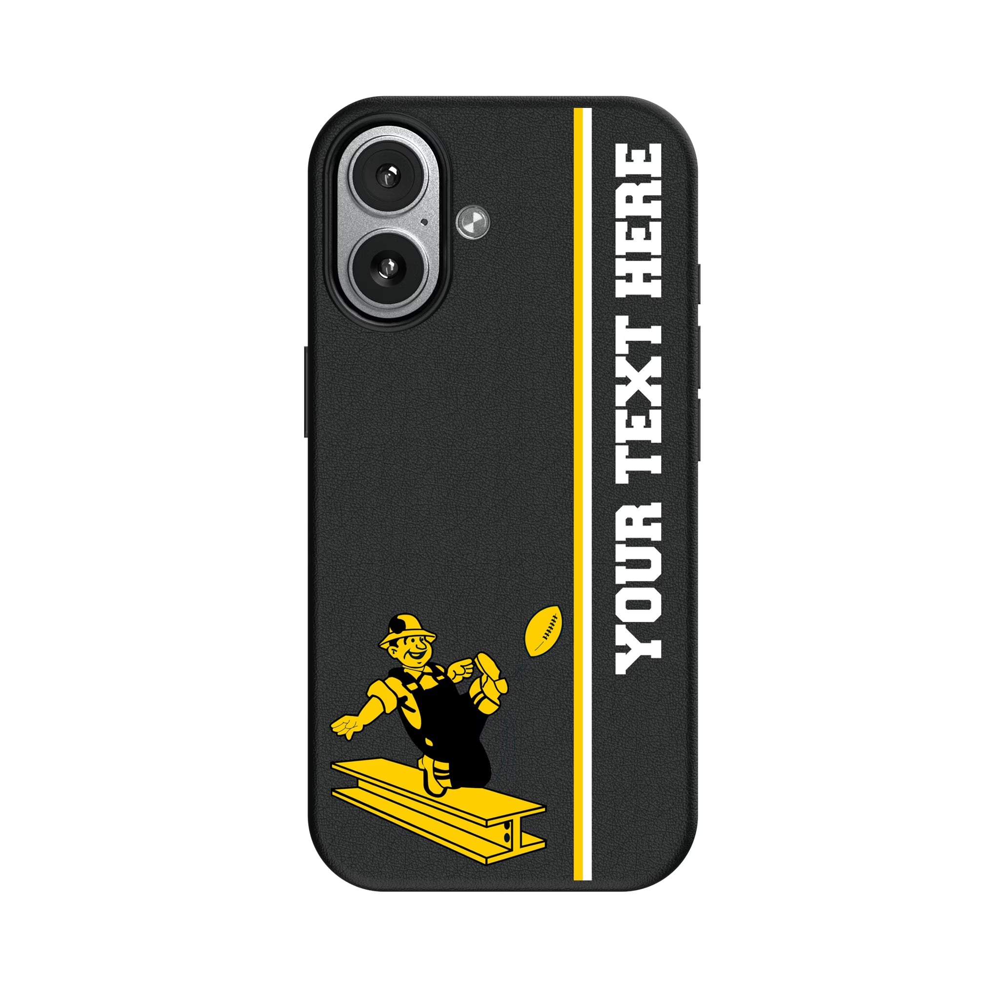 Pittsburgh Steelers 1961 Historic Collection Personalized Sidebard iPhone MagSafe Compatible Phone Case for Apple iPhone#Device_iPhone 17