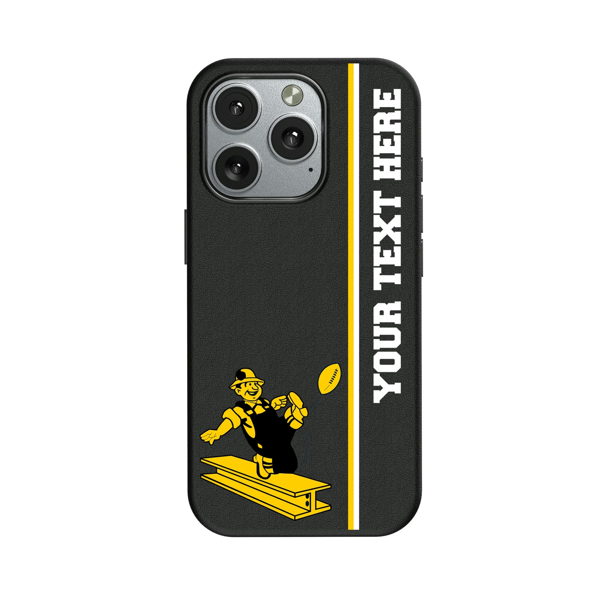 Pittsburgh Steelers 1961 Historic Collection Personalized Sidebard iPhone MagSafe Compatible Phone Case for Apple iPhone
