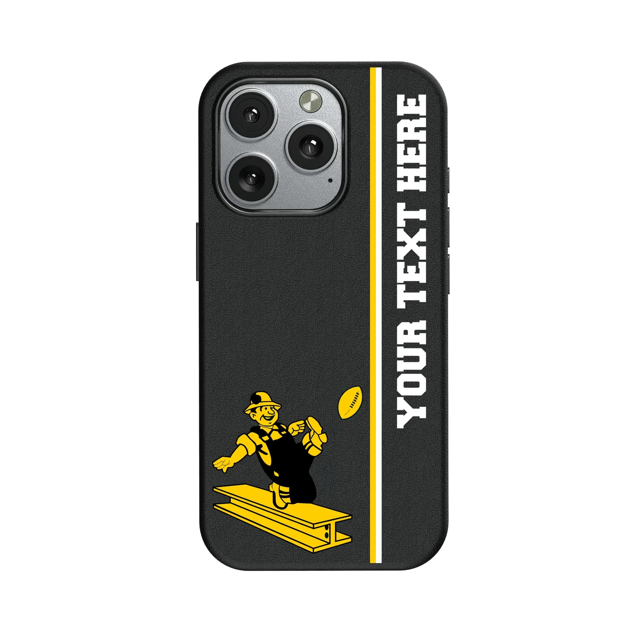 Pittsburgh Steelers 1961 Historic Collection Personalized Sidebard iPhone MagSafe Compatible Phone Case for Apple iPhone