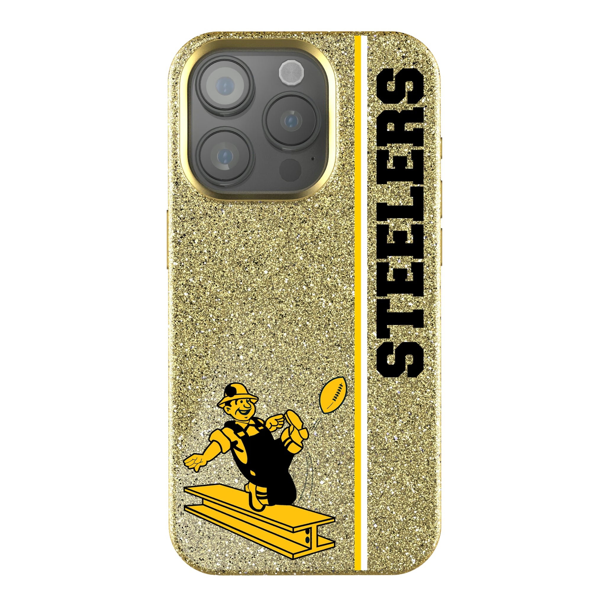 Pittsburgh Steelers 1961 Historic Collection Sidebar iPhone Bling Phone Case for Apple iPhone