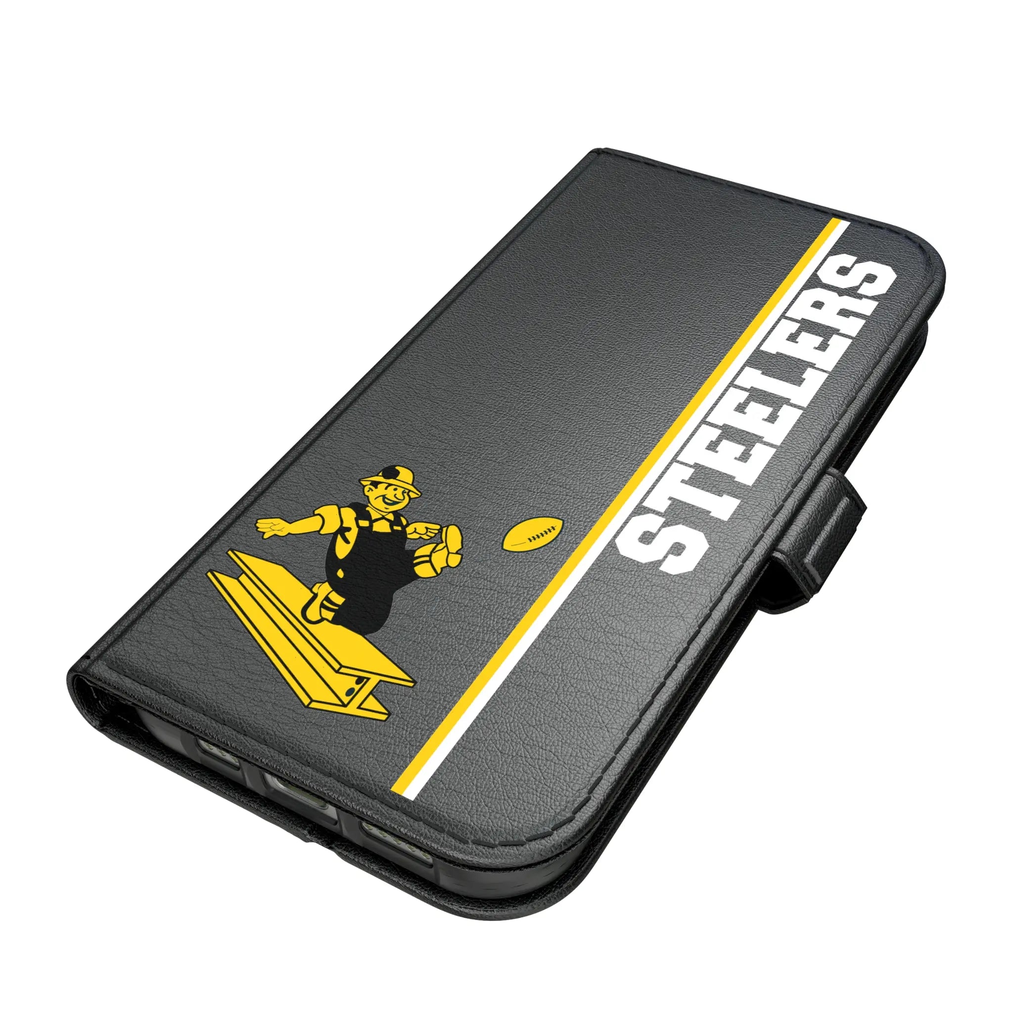 Pittsburgh Steelers 1961 Historic Collection Sidebar iPhone Folio Phone Case for Apple iPhone#Device_iPhone 17