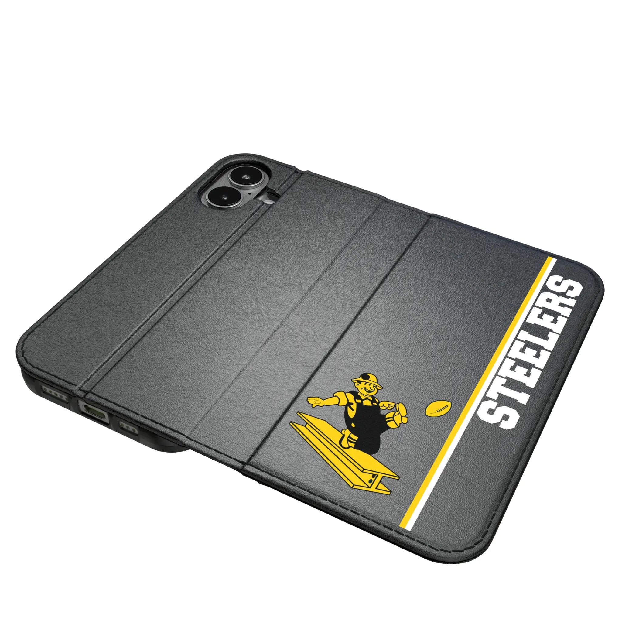 Pittsburgh Steelers 1961 Historic Collection Sidebar iPhone Folio Phone Case for Apple iPhone#Device_iPhone 17
