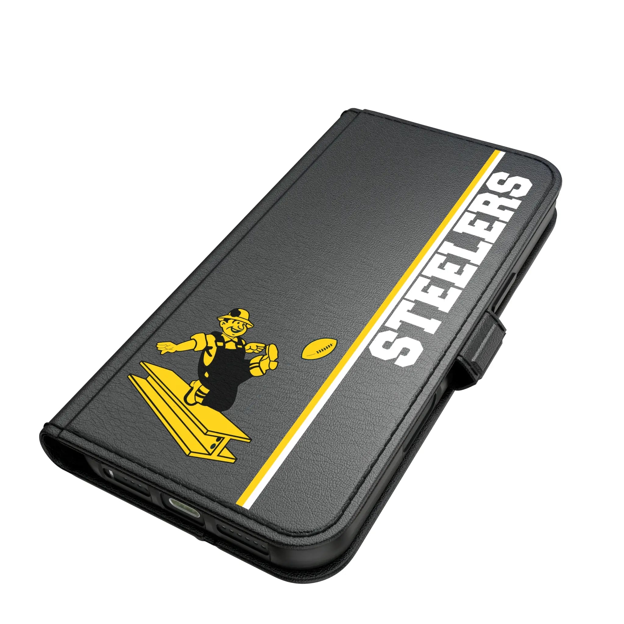 Pittsburgh Steelers 1961 Historic Collection Sidebar iPhone Folio Phone Case for Apple iPhone#Device_iPhone 17 Pro Max