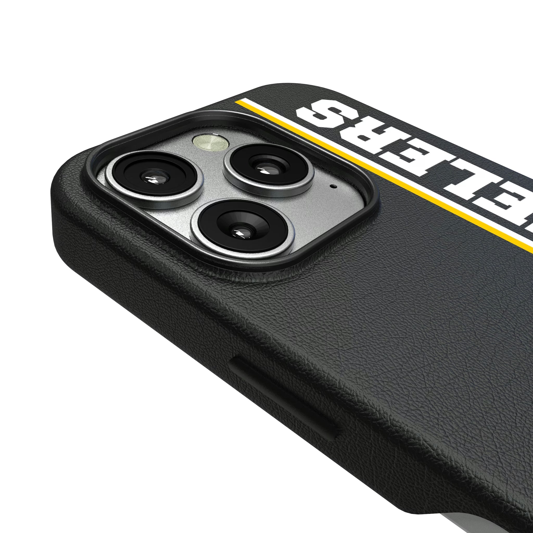 Pittsburgh Steelers 1961 Historic Collection Sidebar iPhone MagSafe Compatible Phone Case for Apple iPhone - Detail