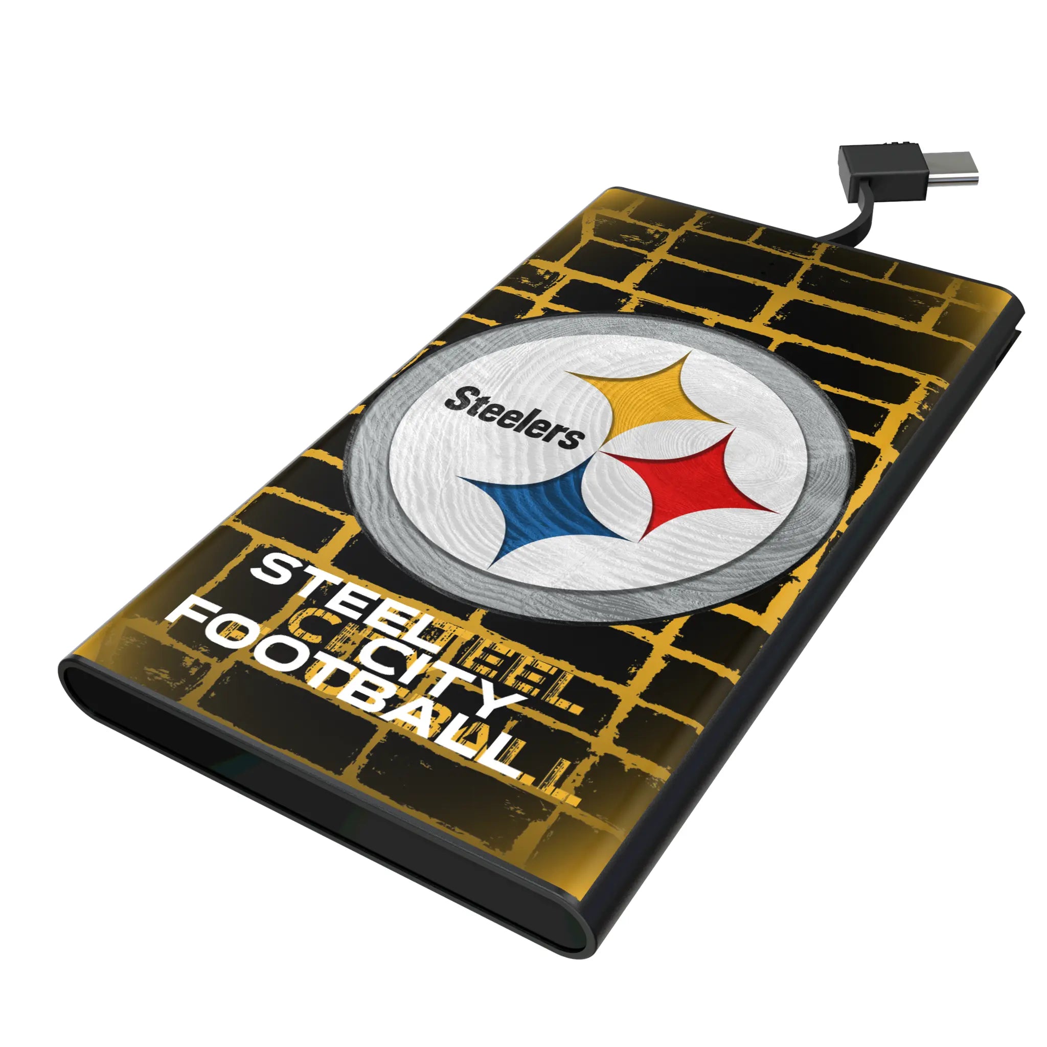 Pittsburgh Steelers Brick 5000mAh Flat Power Bank