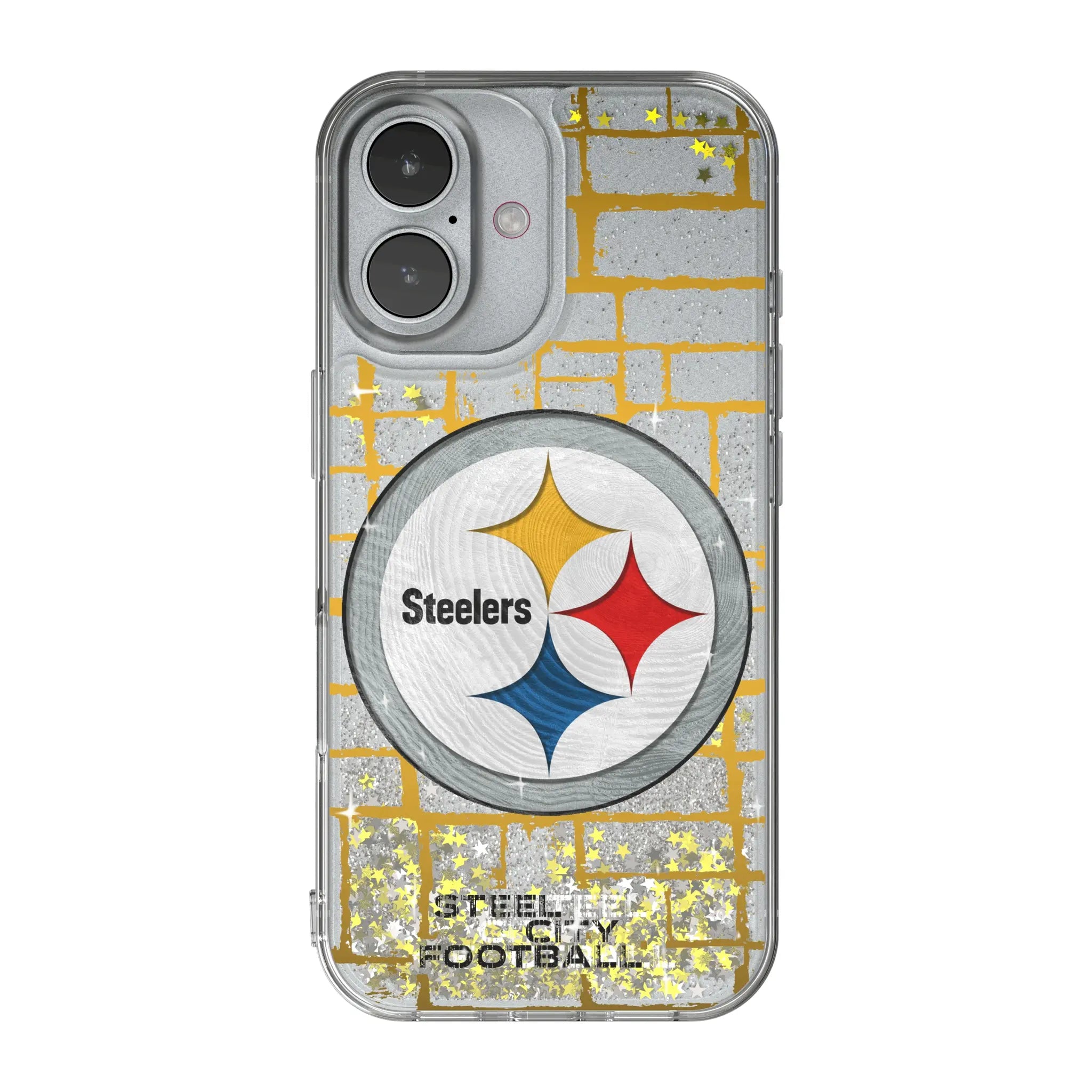 Pittsburgh Steelers Brick iPhone Glitter Phone Case for Apple iPhone