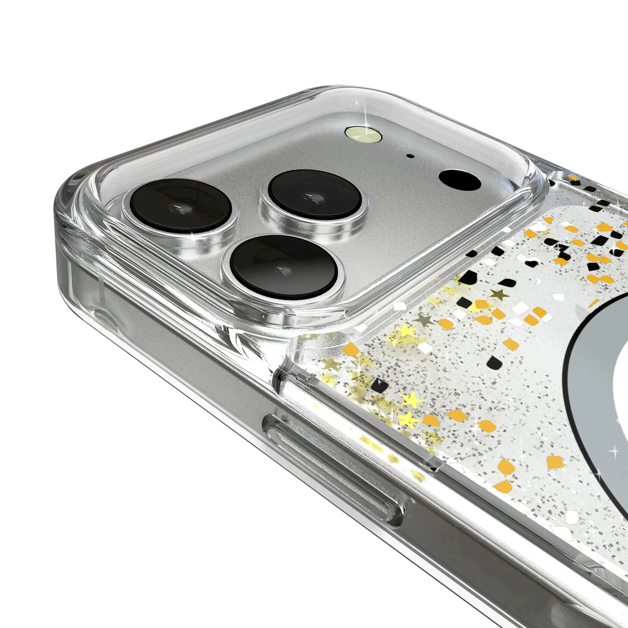Pittsburgh Steelers Confetti iPhone Glitter Phone Case for Apple iPhone - Detail