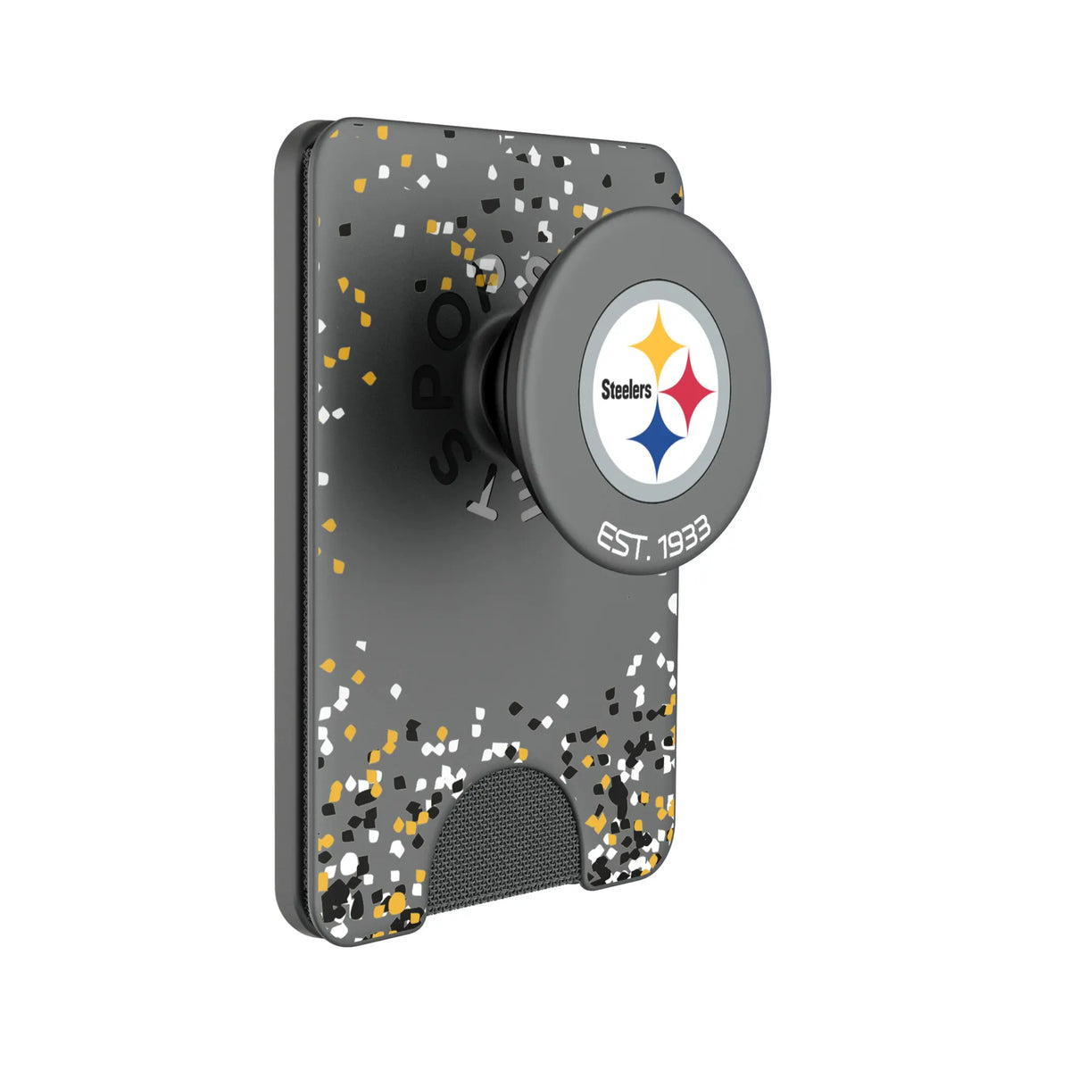 Pittsburgh Steelers Confetti Popsockets Wallet Magnetic
