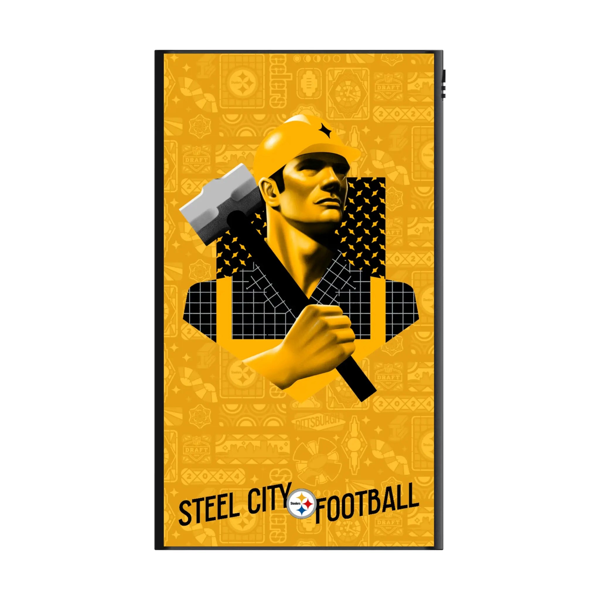 Pittsburgh Steelers Deco 5000mAh Flat Power Bank