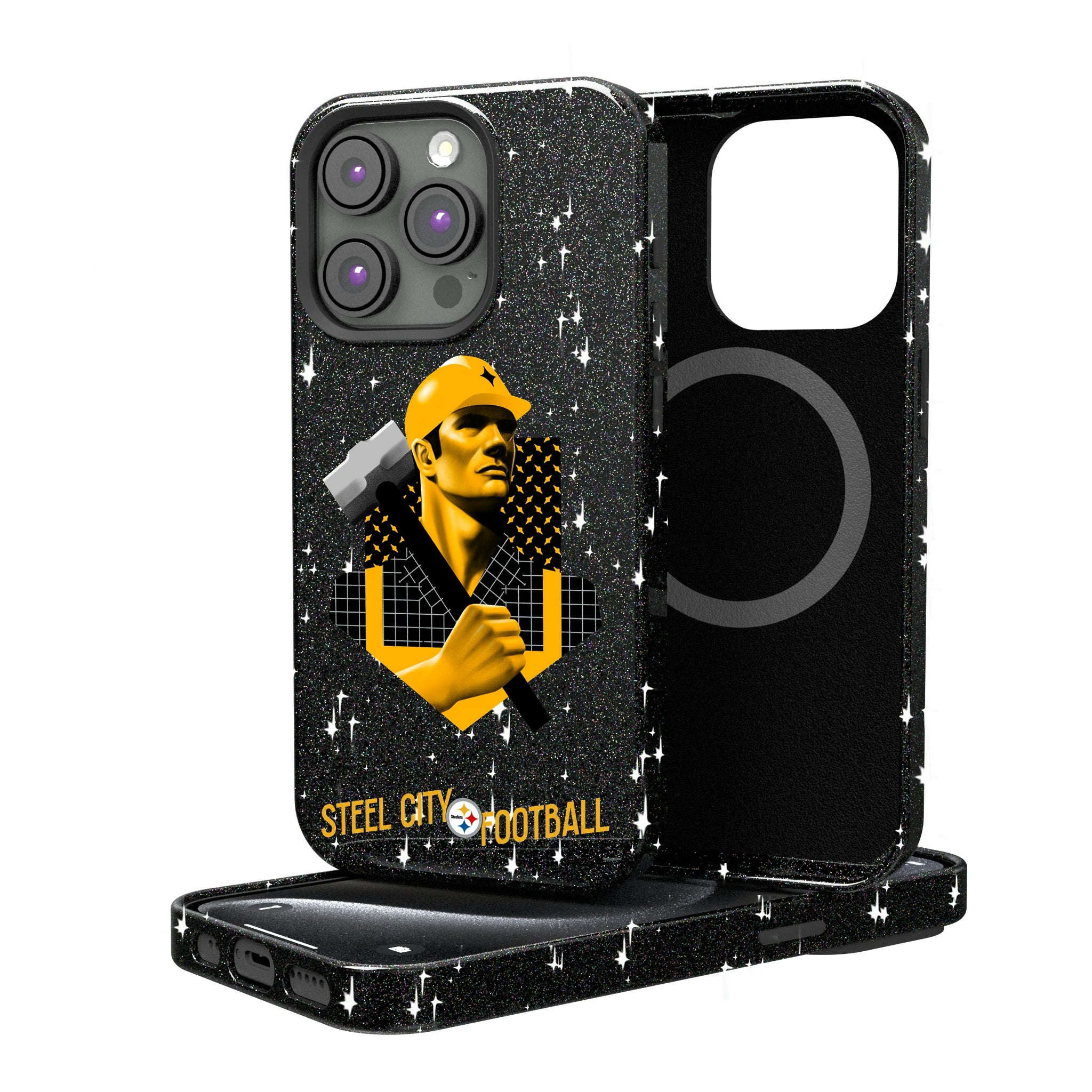 Pittsburgh Steelers Deco iPhone Bling Phone Case for Apple iPhone
