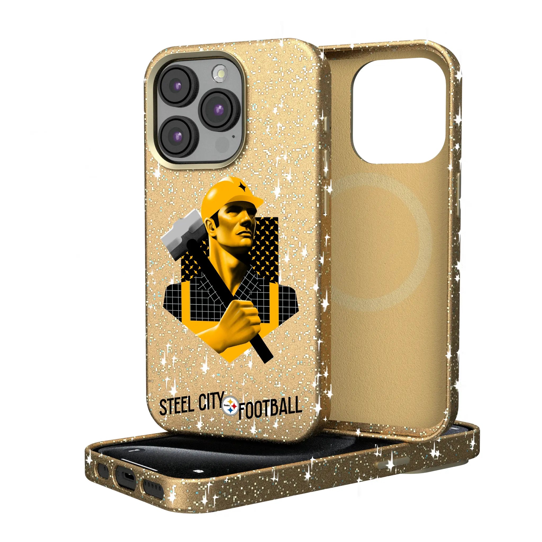 Pittsburgh Steelers Deco iPhone Bling Phone Case for Apple iPhone