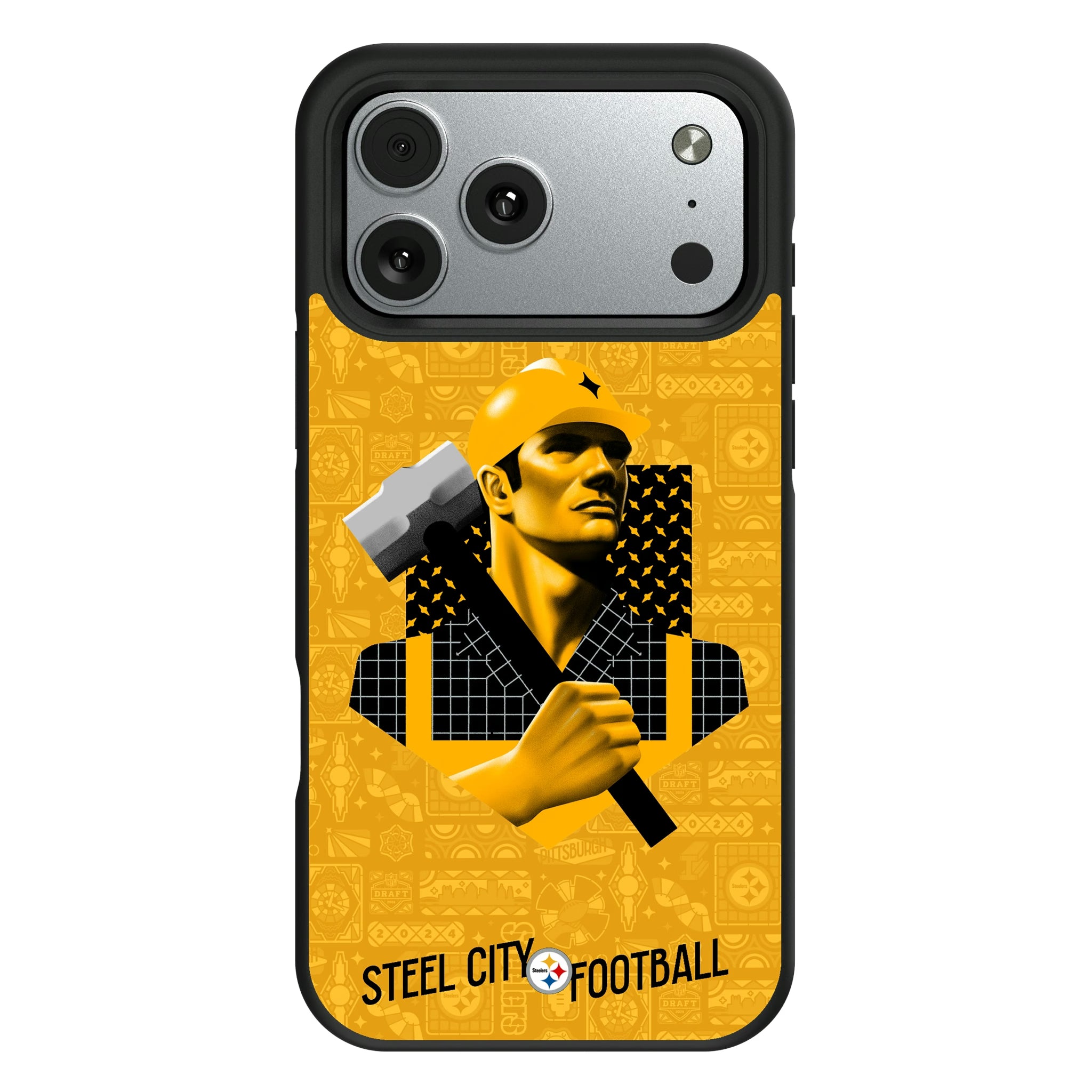 Pittsburgh Steelers Deco iPhone Bump Phone Case for Apple iPhone#Device_iPhone 17 Pro Max