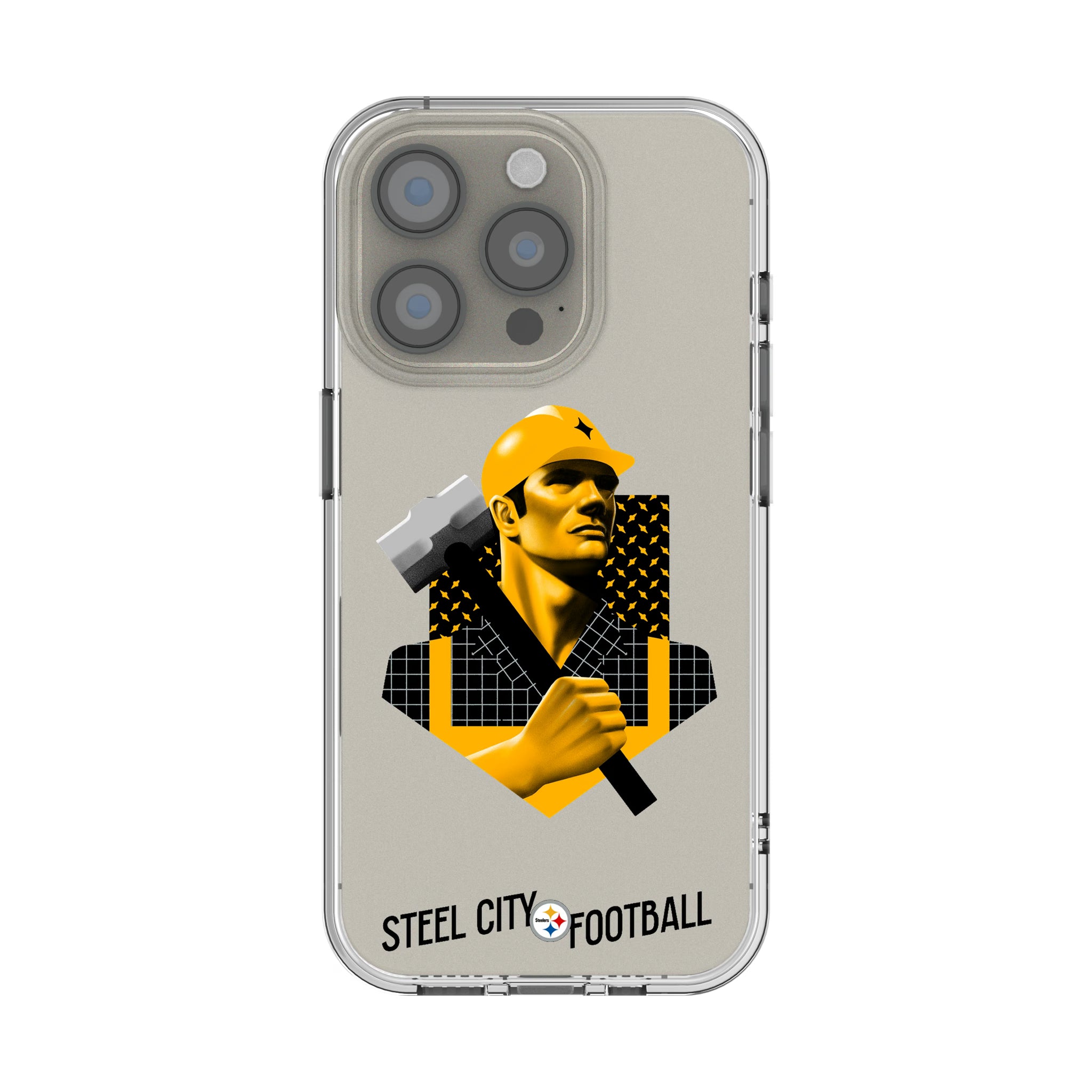 Pittsburgh Steelers Deco iPhone Clear Phone Case for Apple iPhone