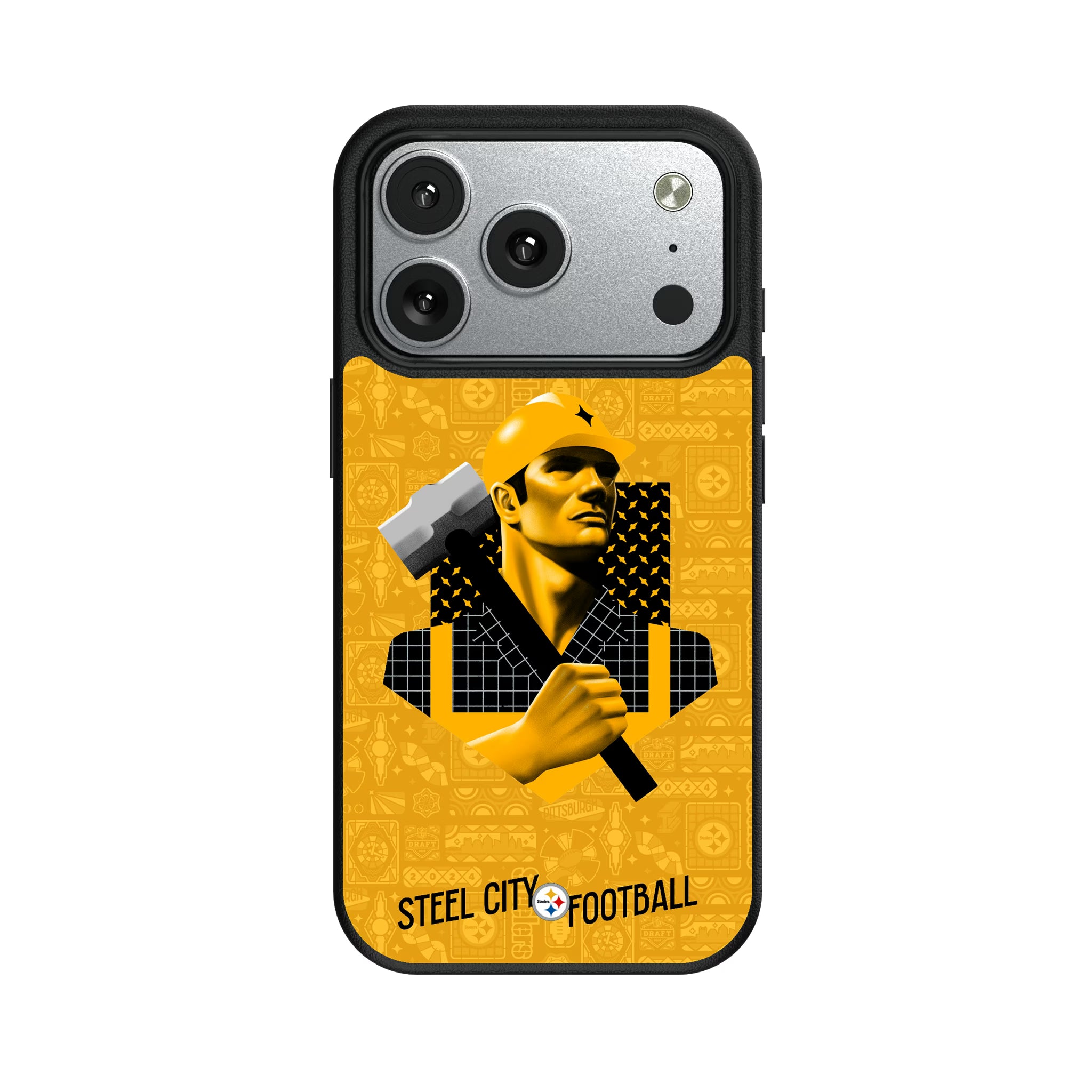 Pittsburgh Steelers Deco iPhone MagSafe Compatible Phone Case for Apple iPhone#Device_iPhone 17 Pro