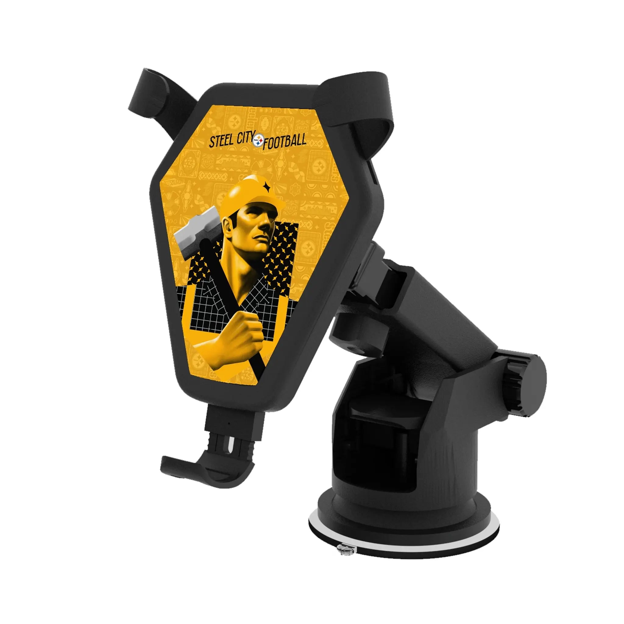 Pittsburgh Steelers Deco Wireless Car Charger