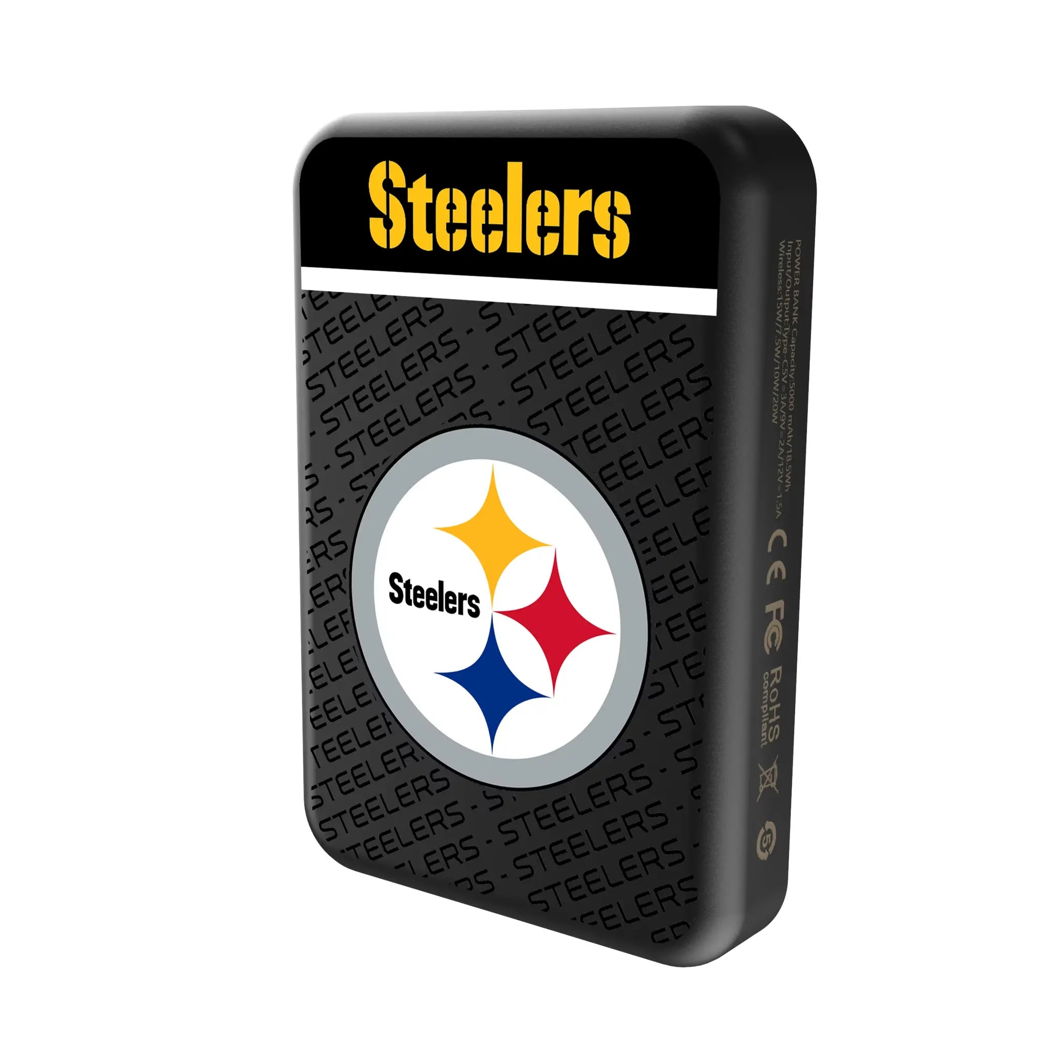 Pittsburgh Steelers Endzone Plus Wireless Mag Power Bank