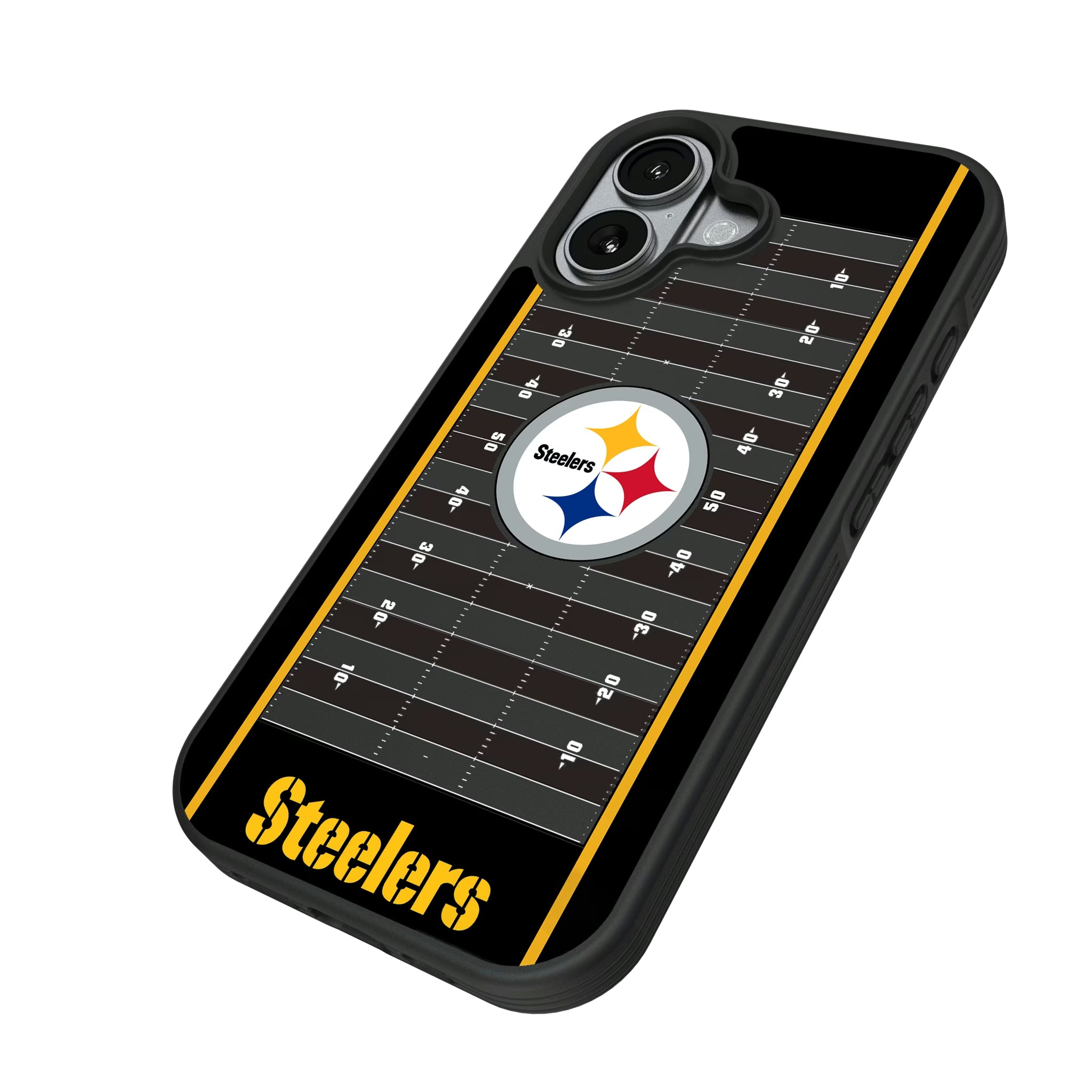 Pittsburgh Steelers Field iPhone Bump Phone Case for Apple iPhone - Isometric View#Device_iPhone 17
