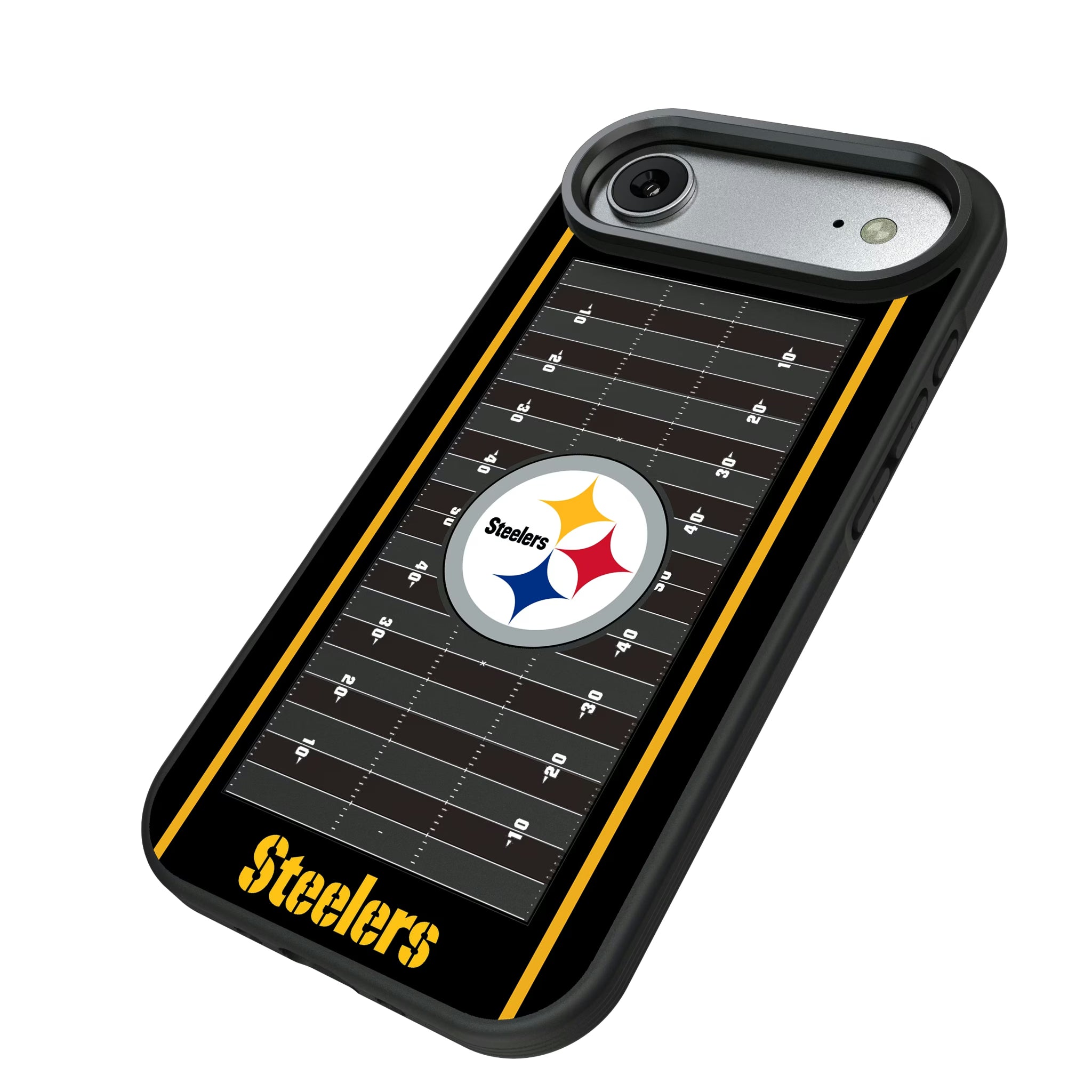 Pittsburgh Steelers Field iPhone Bump Phone Case for Apple iPhone - Isometric View#Device_iPhone Air