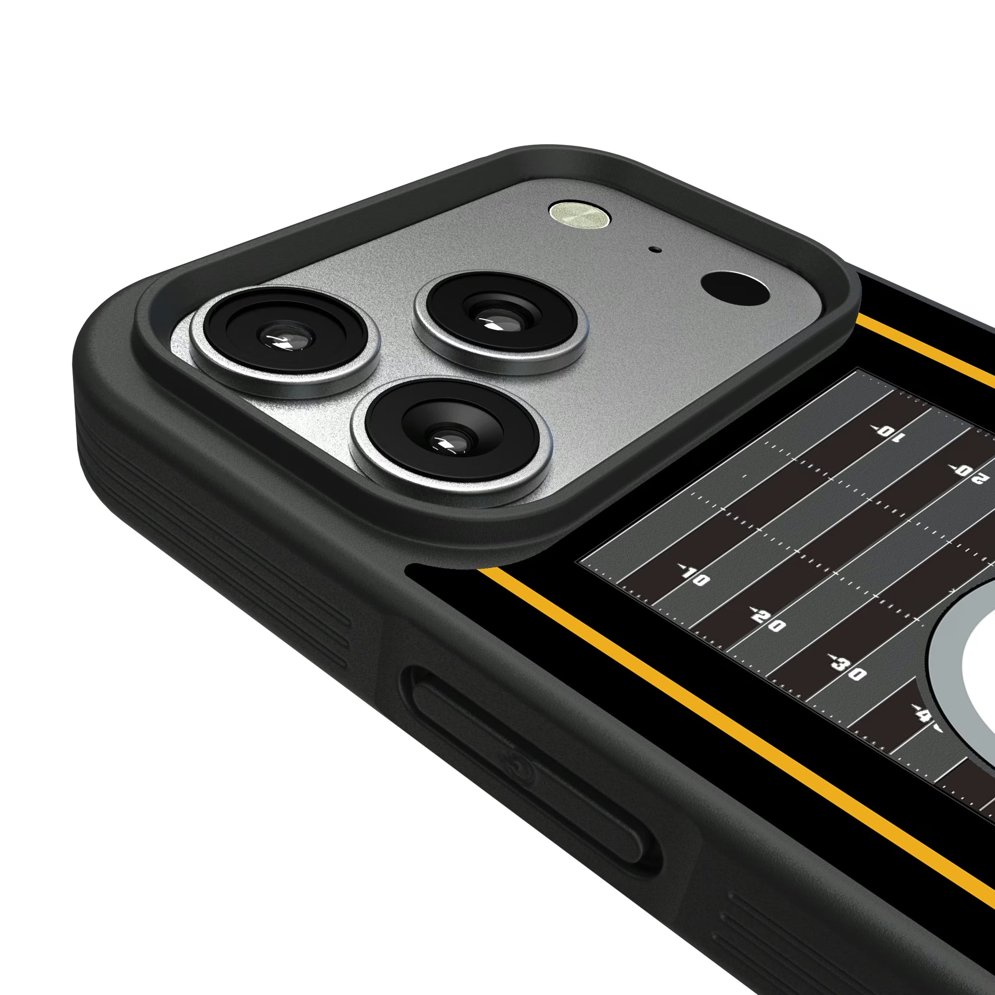 Pittsburgh Steelers Field iPhone Bump Phone Case for Apple iPhone - Detail#Device_iPhone 17 Pro