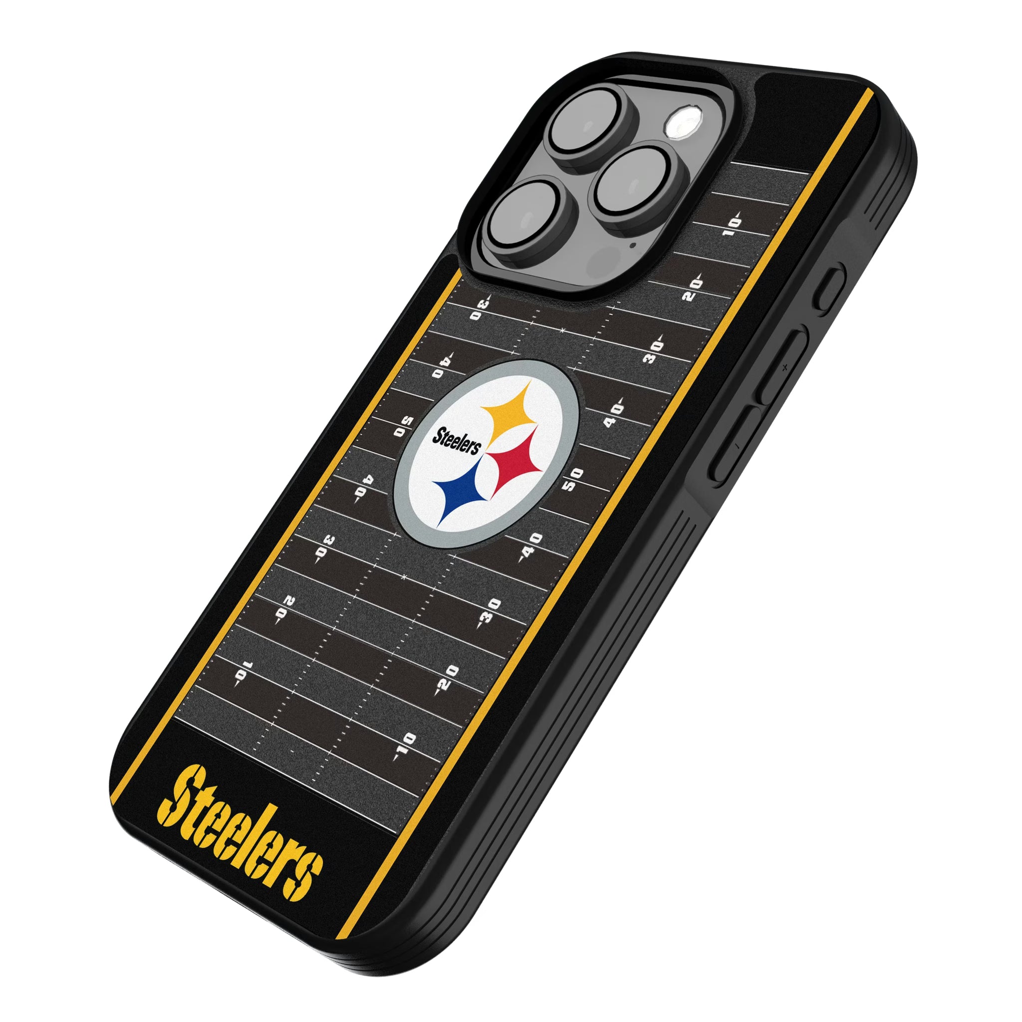 Pittsburgh Steelers Field iPhone Bump Phone Case for Apple iPhone - Isometric View