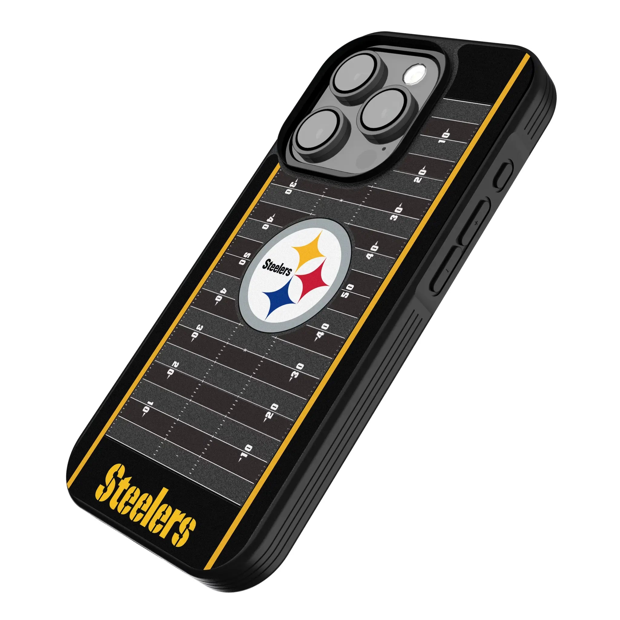 Pittsburgh Steelers Field iPhone Bump Phone Case for Apple iPhone - Isometric View