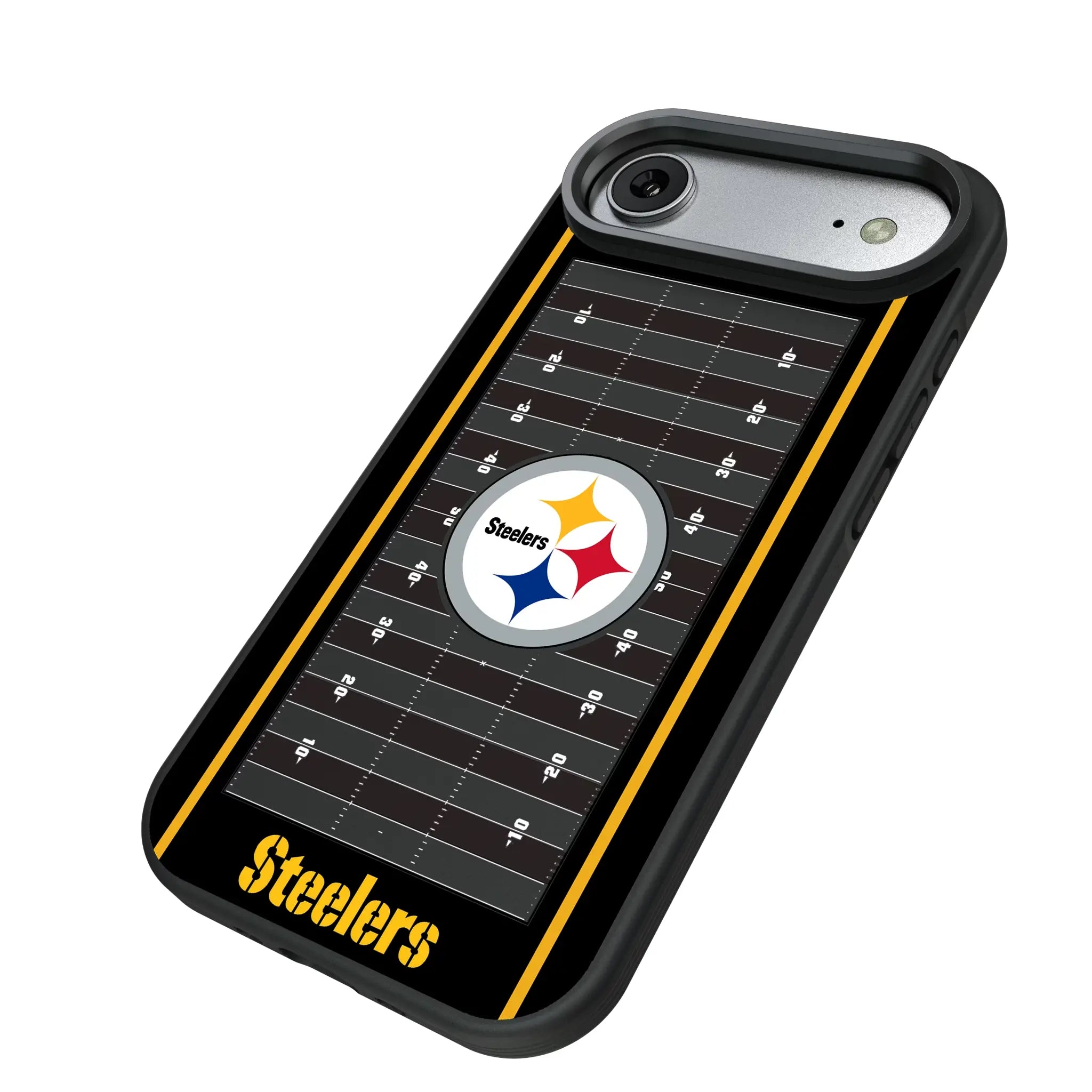 Pittsburgh Steelers Field iPhone Bump Phone Case for Apple iPhone - Isometric View#Device_iPhone Air